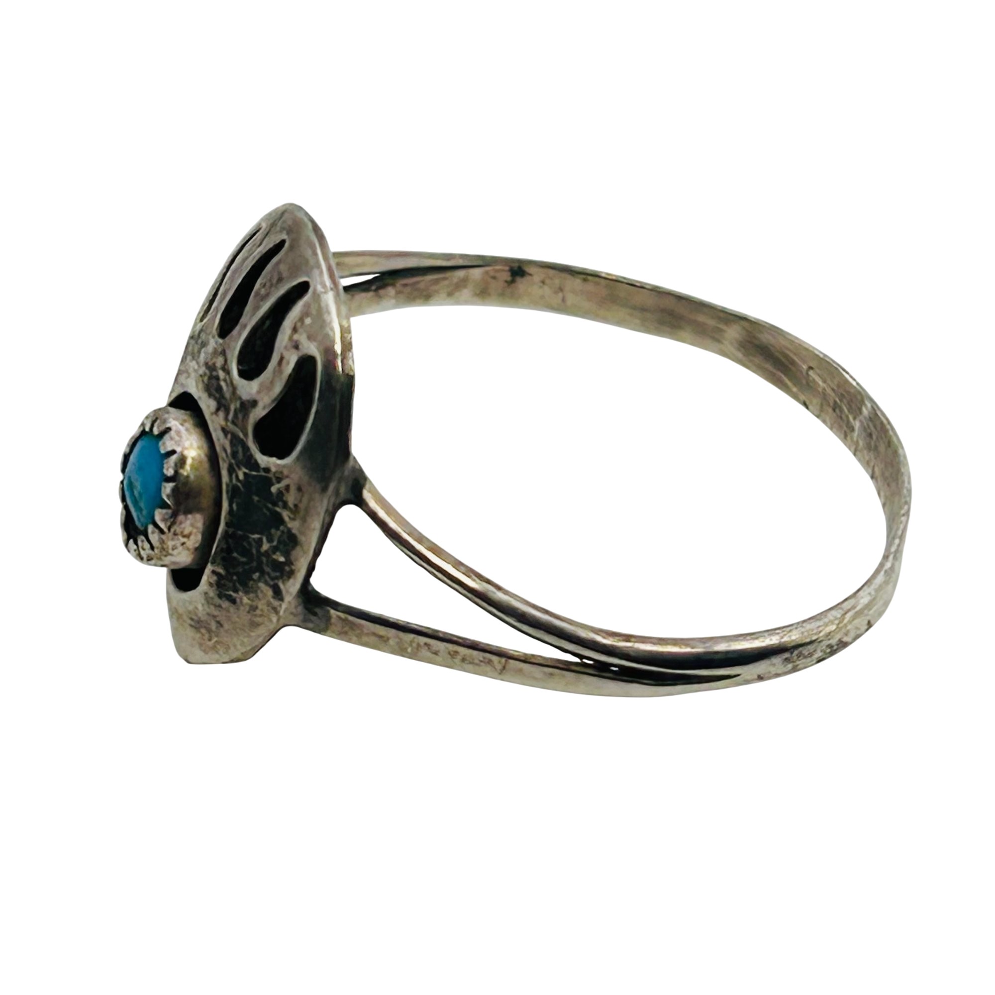 Sterling Bear Claw Ring Sz 7