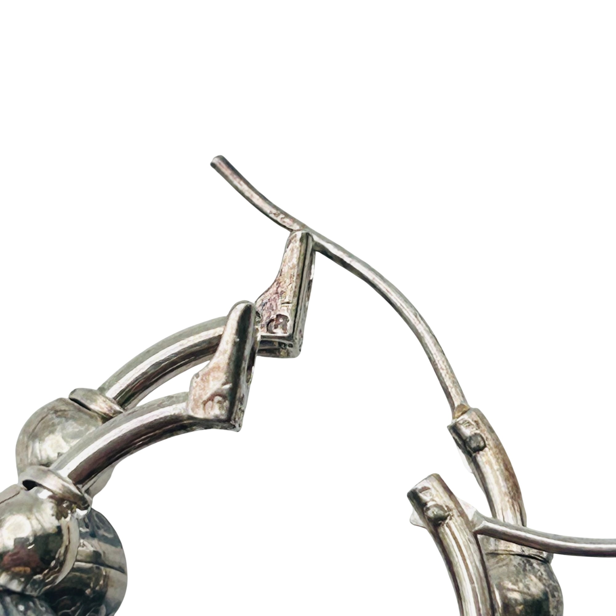 Carolyn Pollack Sterling Hoop Earrings