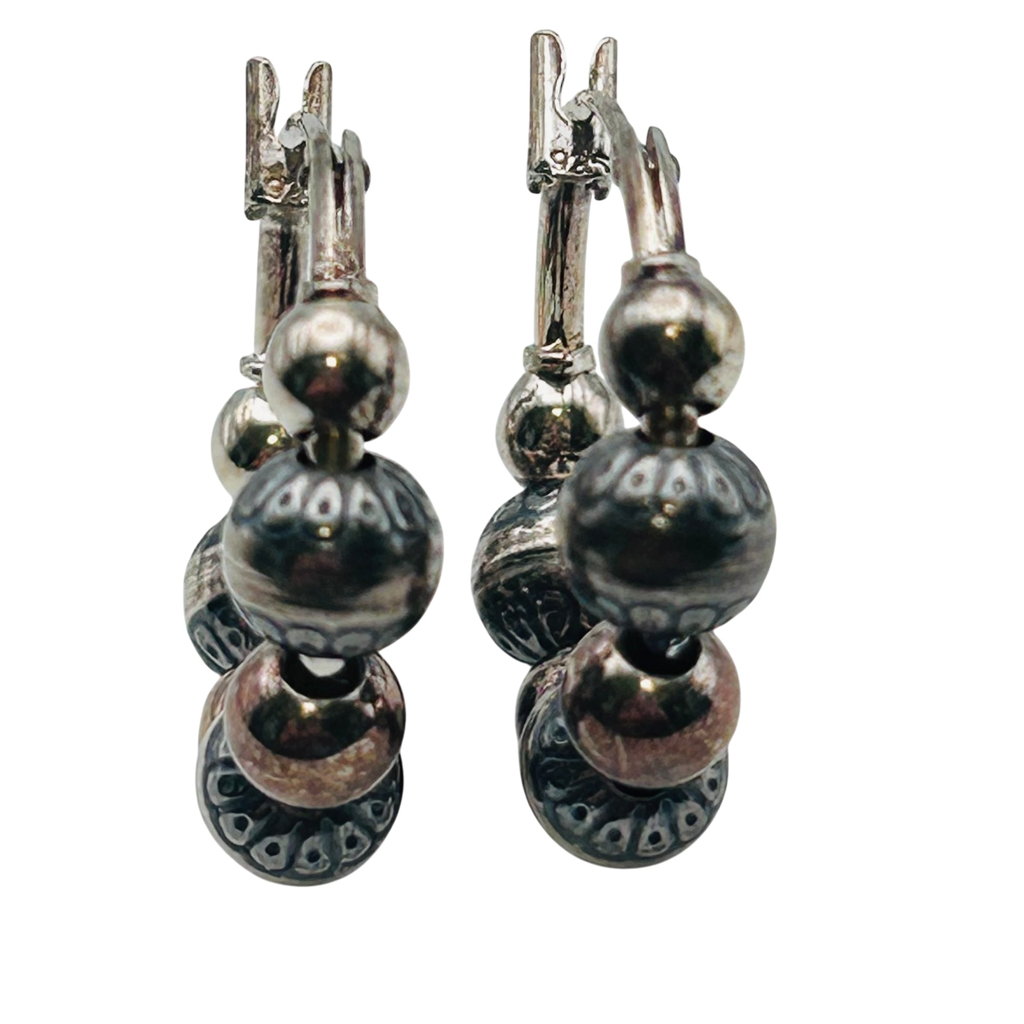 Carolyn Pollack Sterling Hoop Earrings