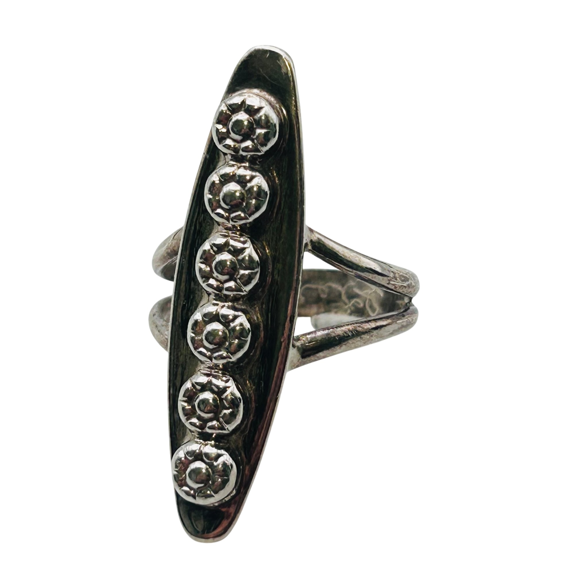 Signed Artisan Sterling Ring Sz 8