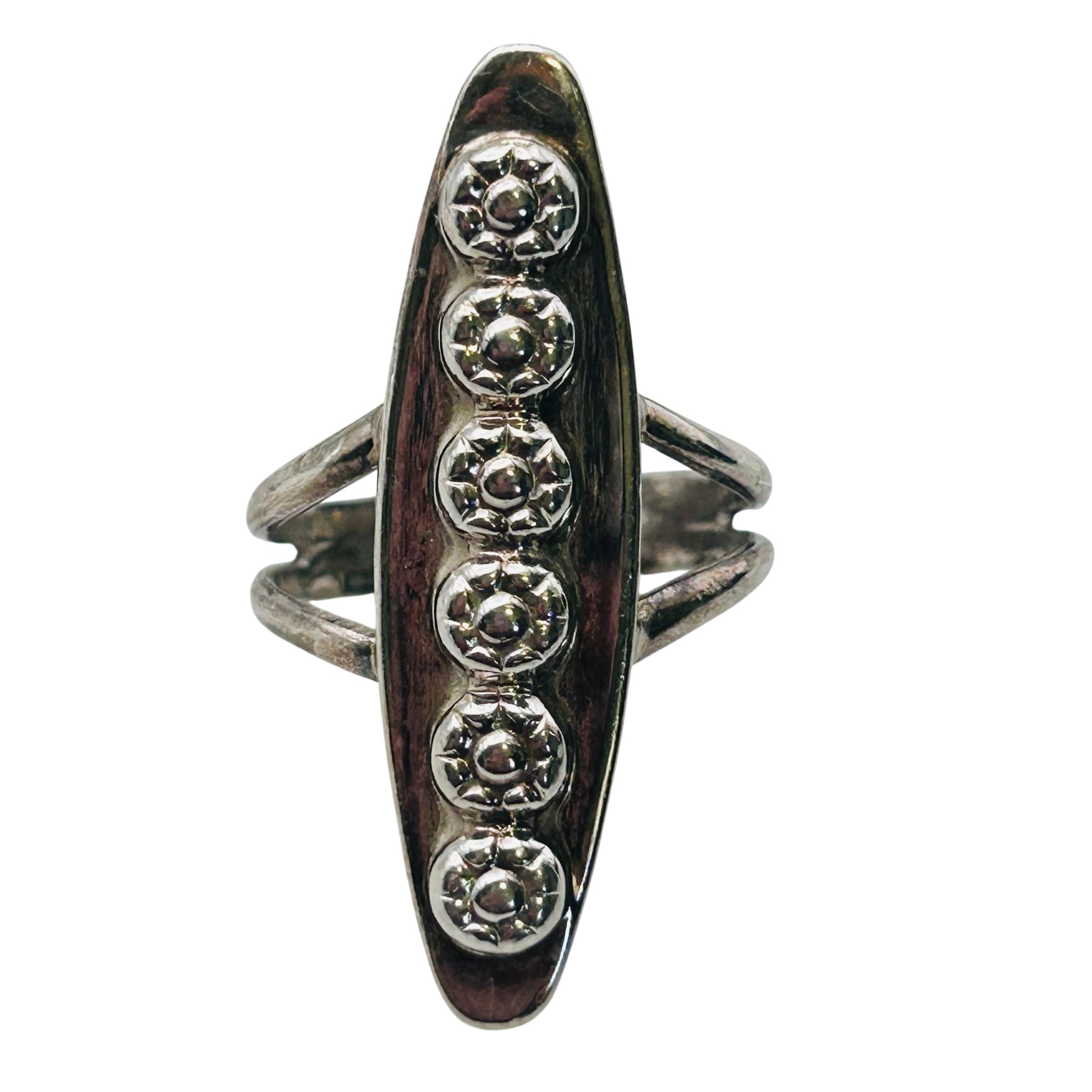 Signed Artisan Sterling Ring Sz 8