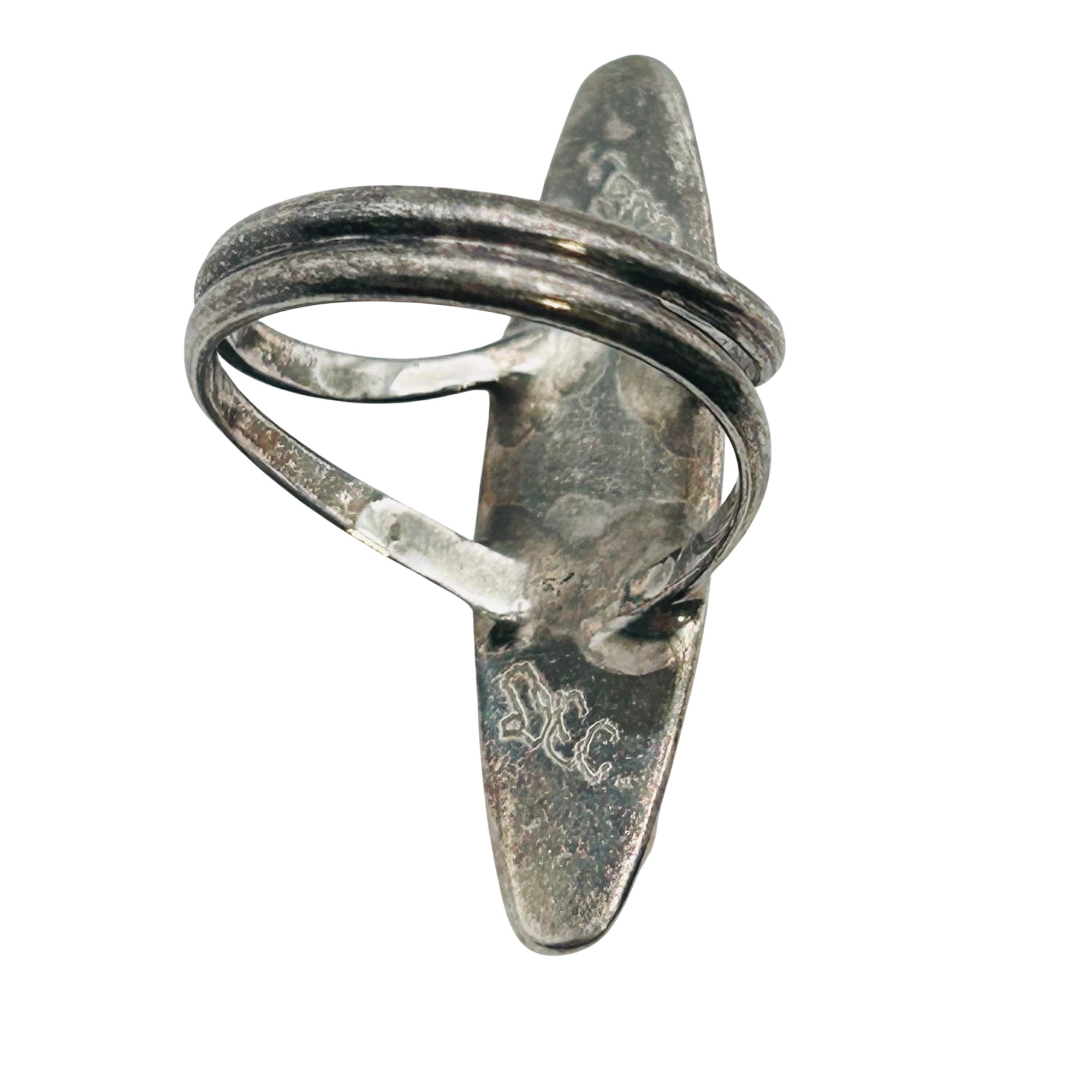 Signed Artisan Sterling Ring Sz 8