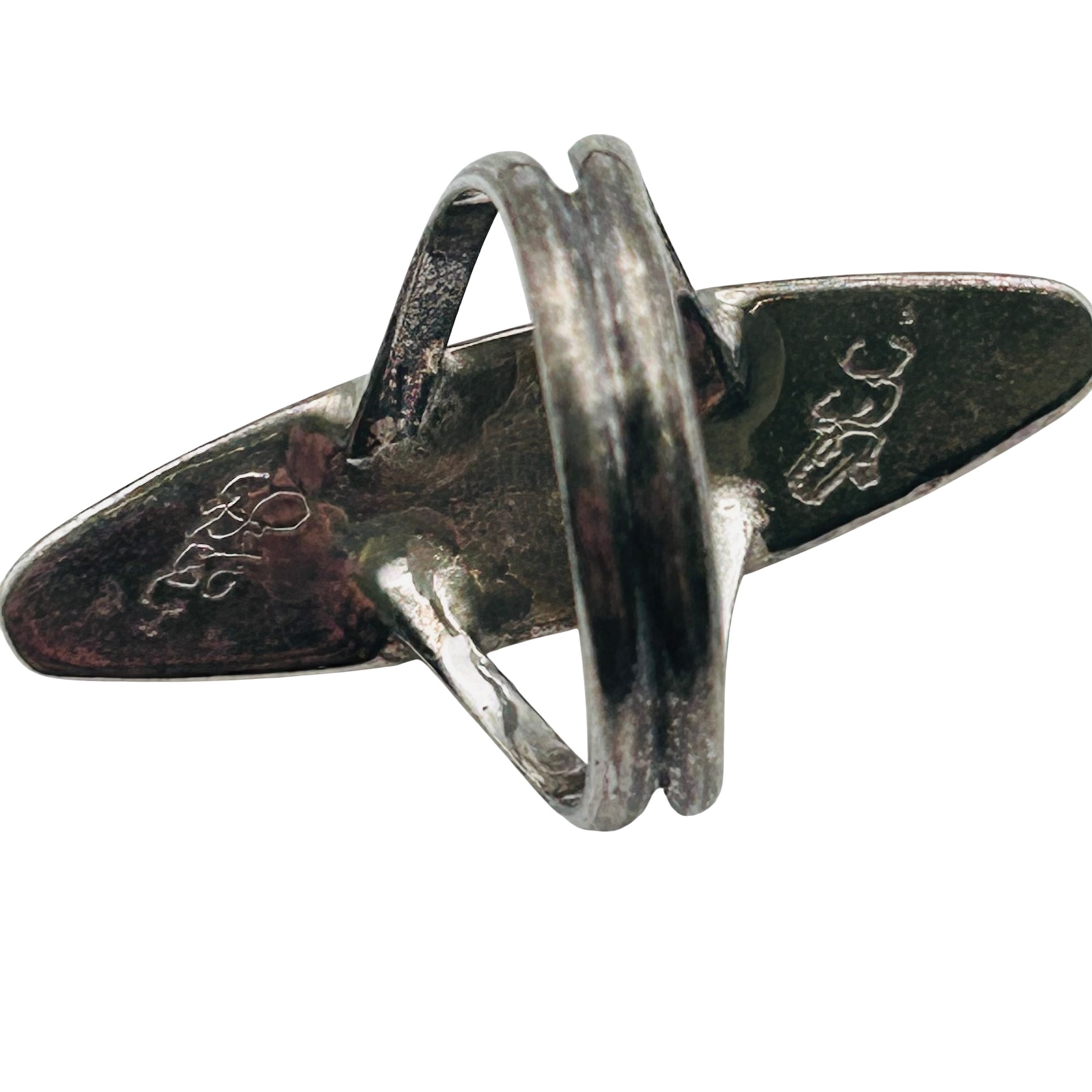 Signed Artisan Sterling Ring Sz 8