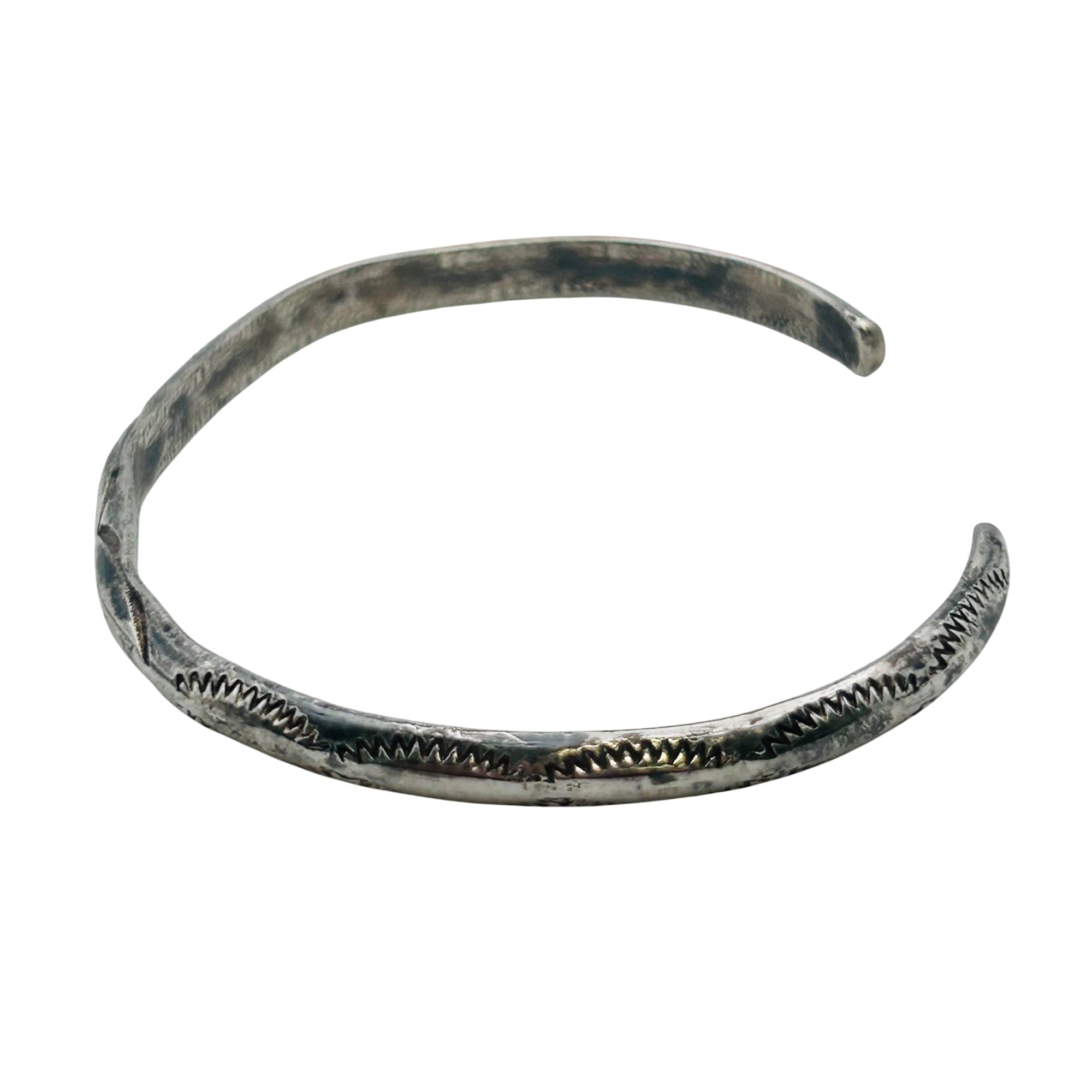Native Sterling Cuff Bracelet