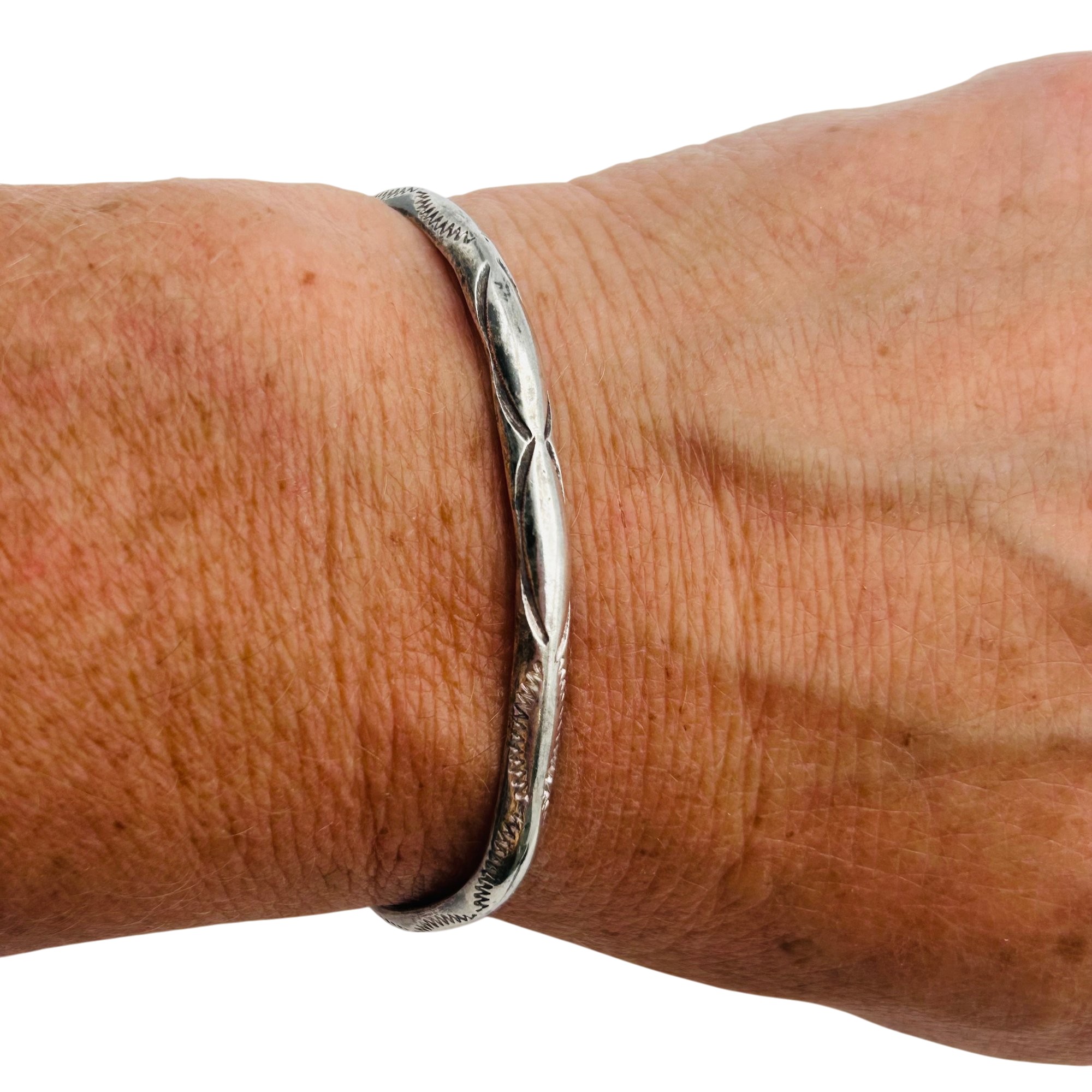 Native Sterling Cuff Bracelet