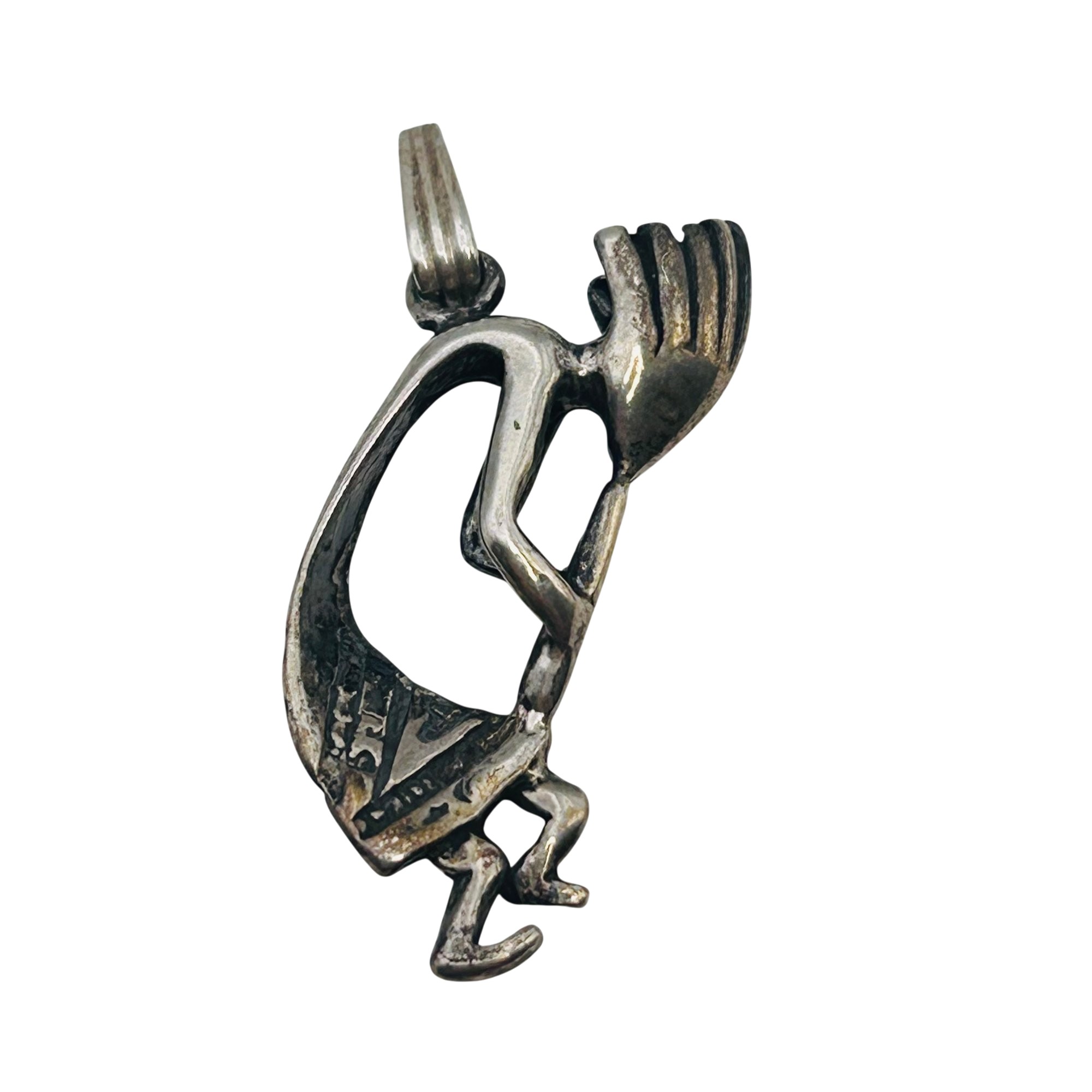Southwest Sterling Kokopelli Pendant