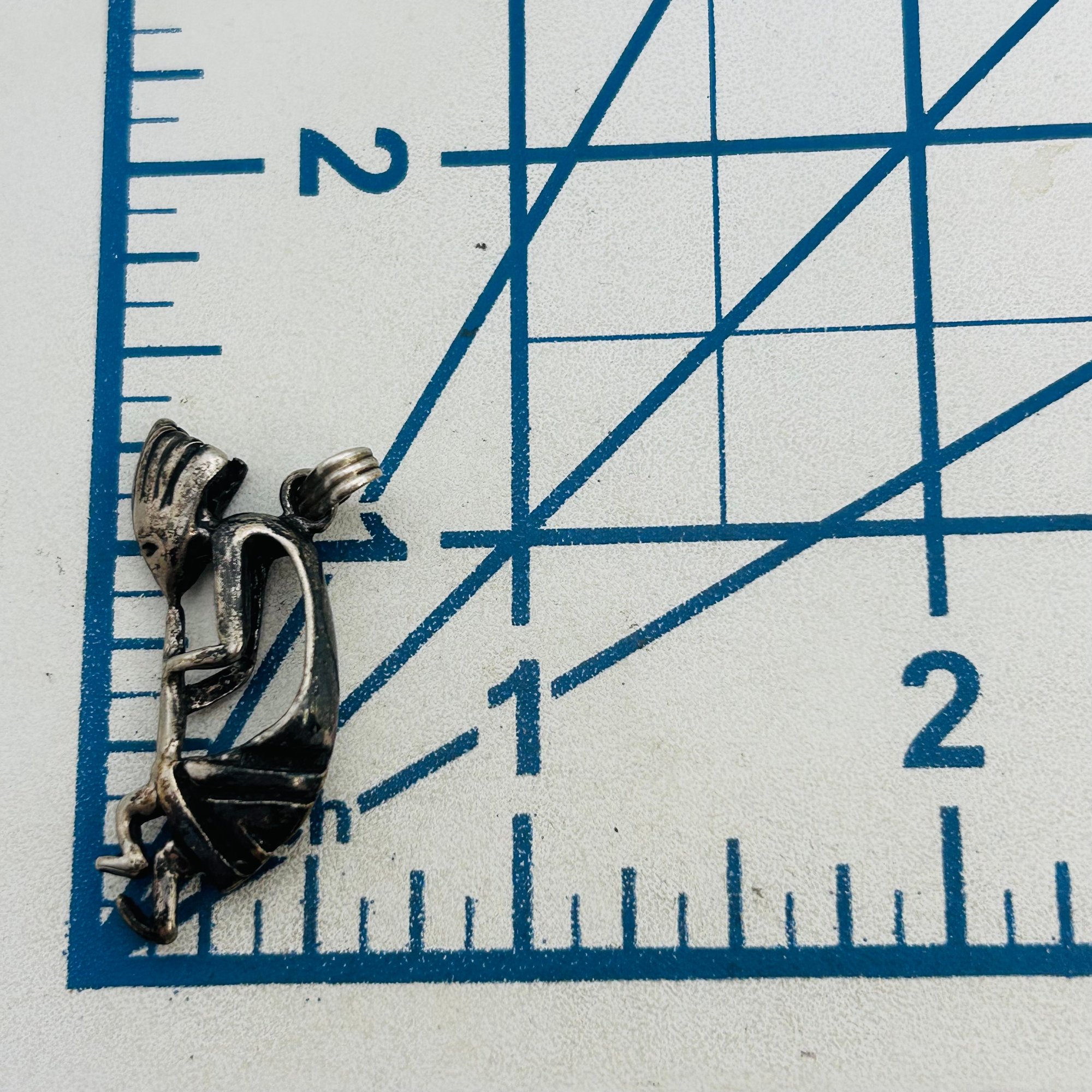 Southwest Sterling Kokopelli Pendant