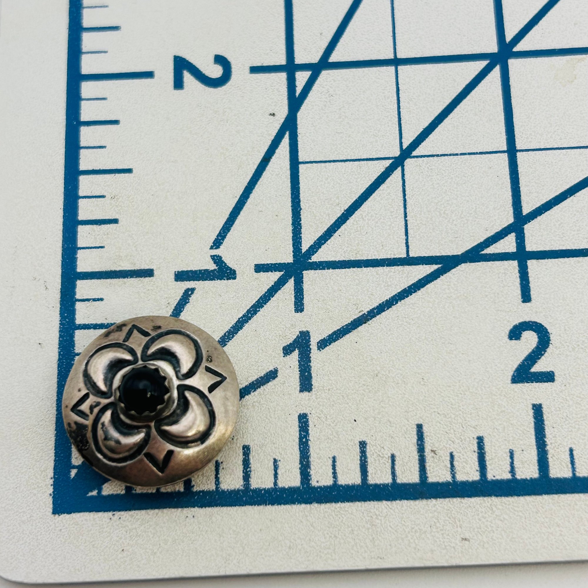 Native Sterling Button Cover