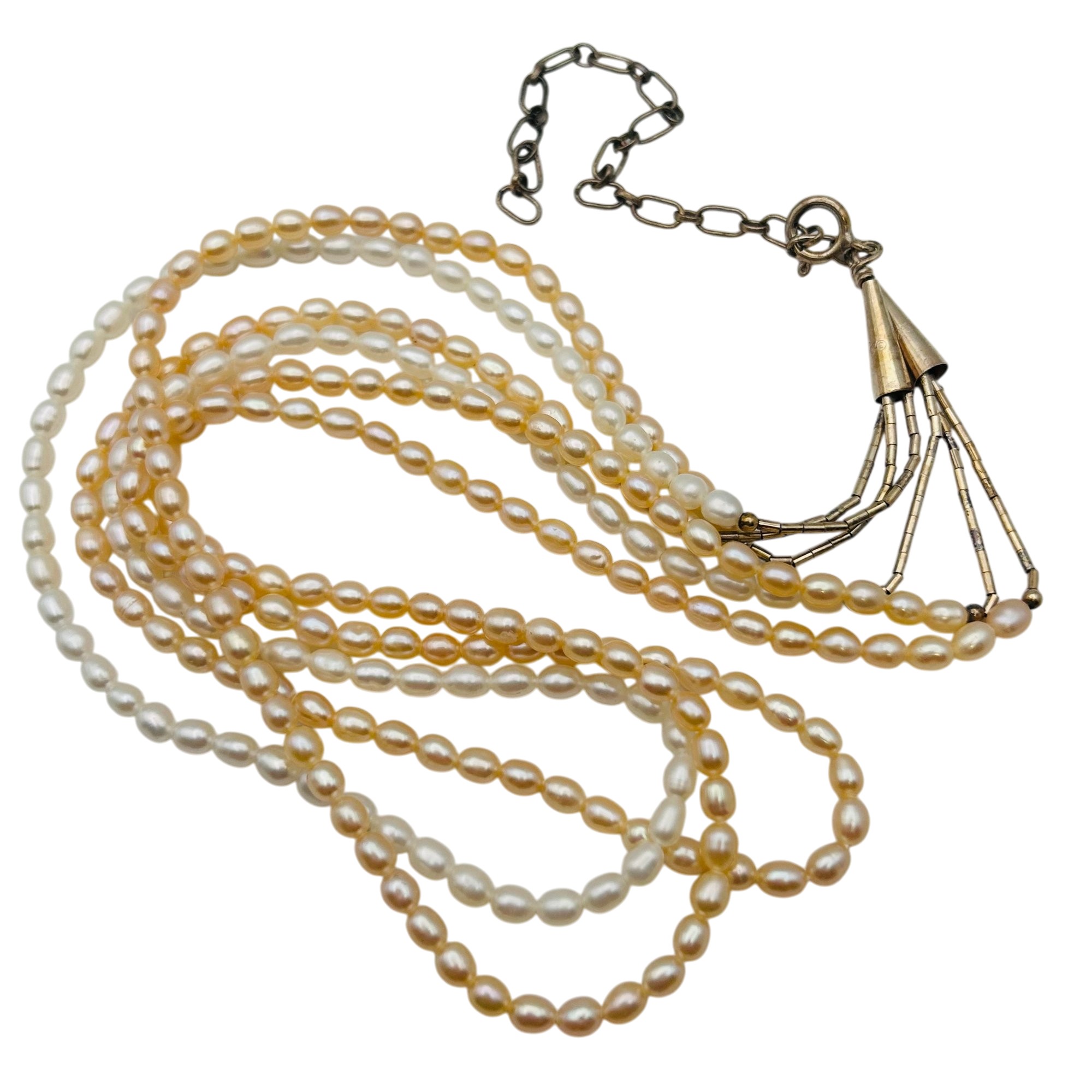 Carolyn Pollack Sterling Pearl Necklace