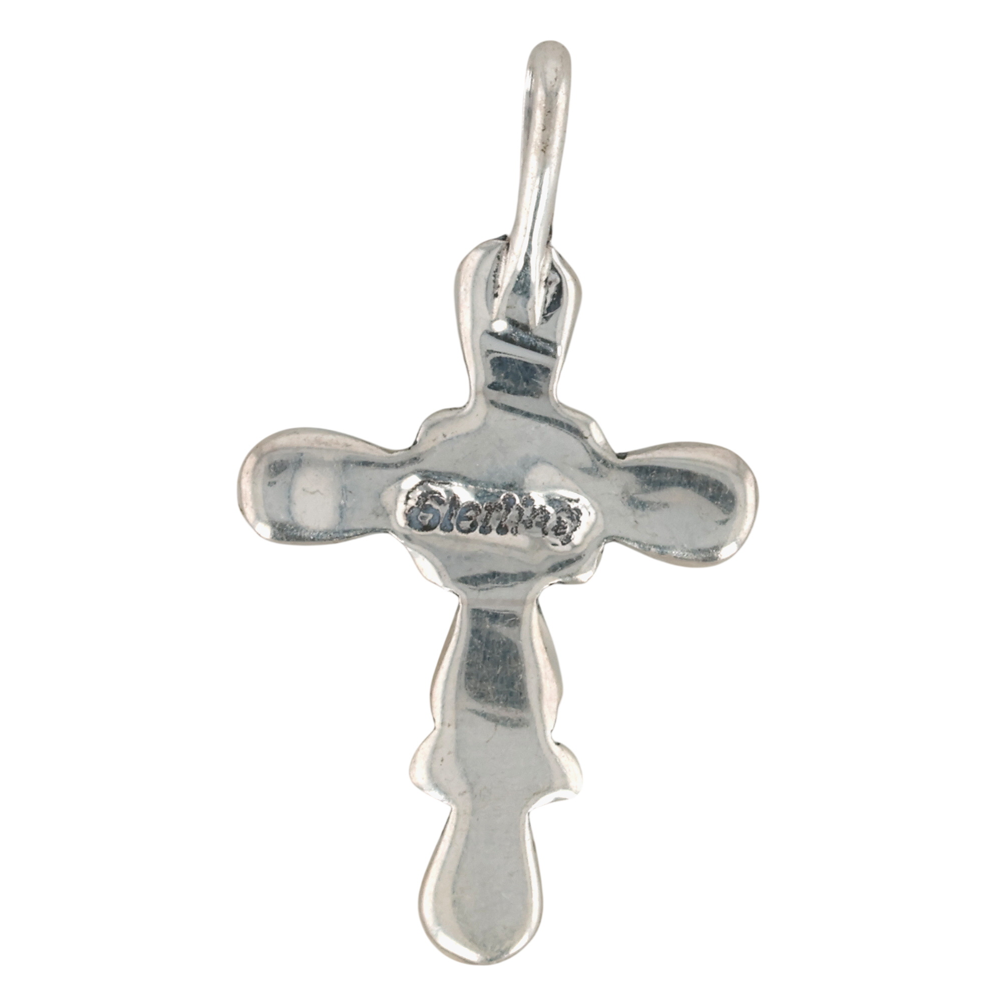 Bryce Vacit Zuni Sterling Opal Cross Pendant