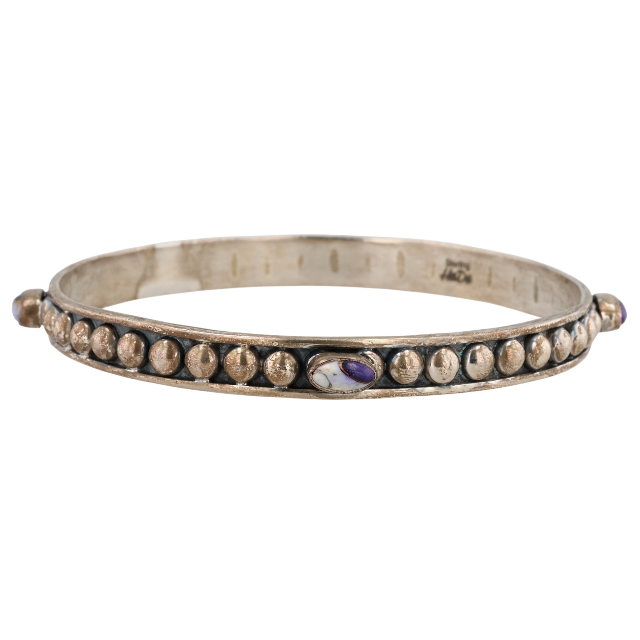 HaDa Collection Sterling Spiny Oyster Bangle Bracelet