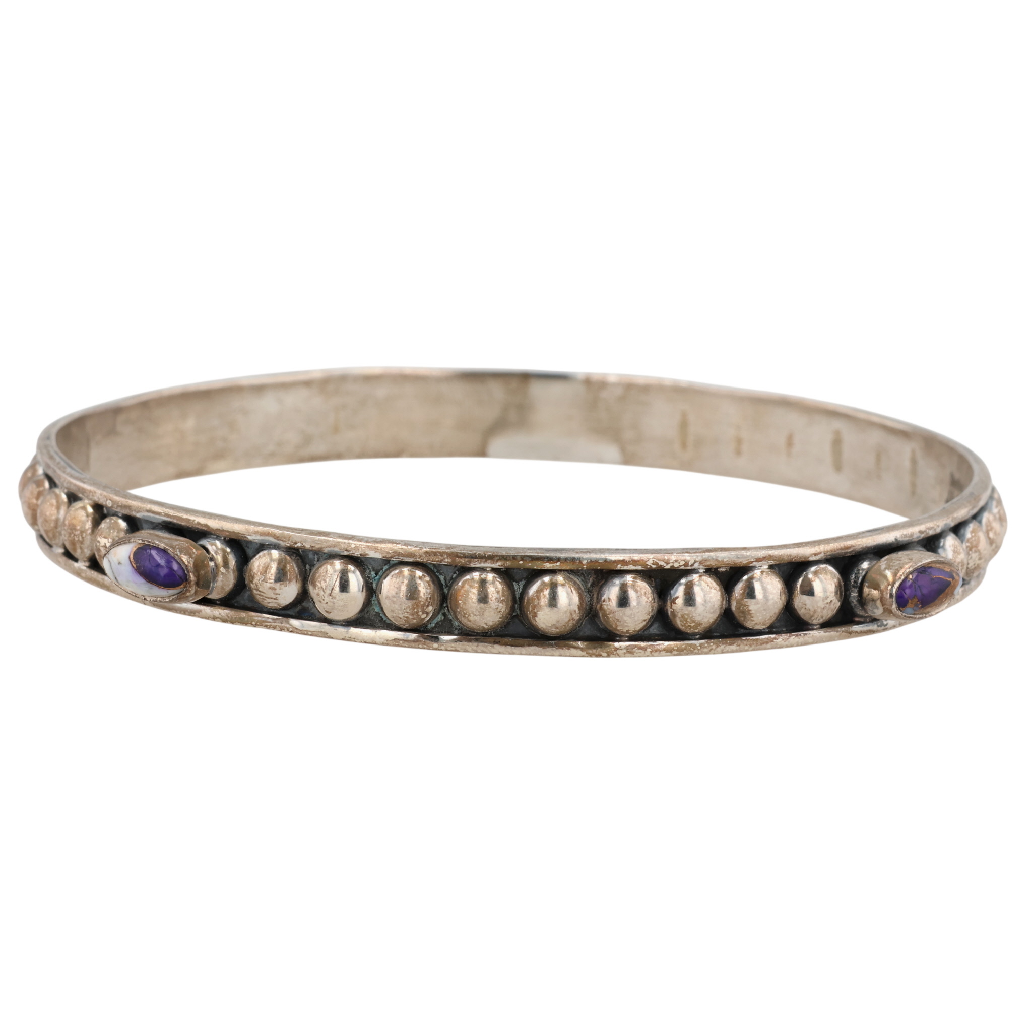 HaDa Collection Sterling Spiny Oyster Bangle Bracelet