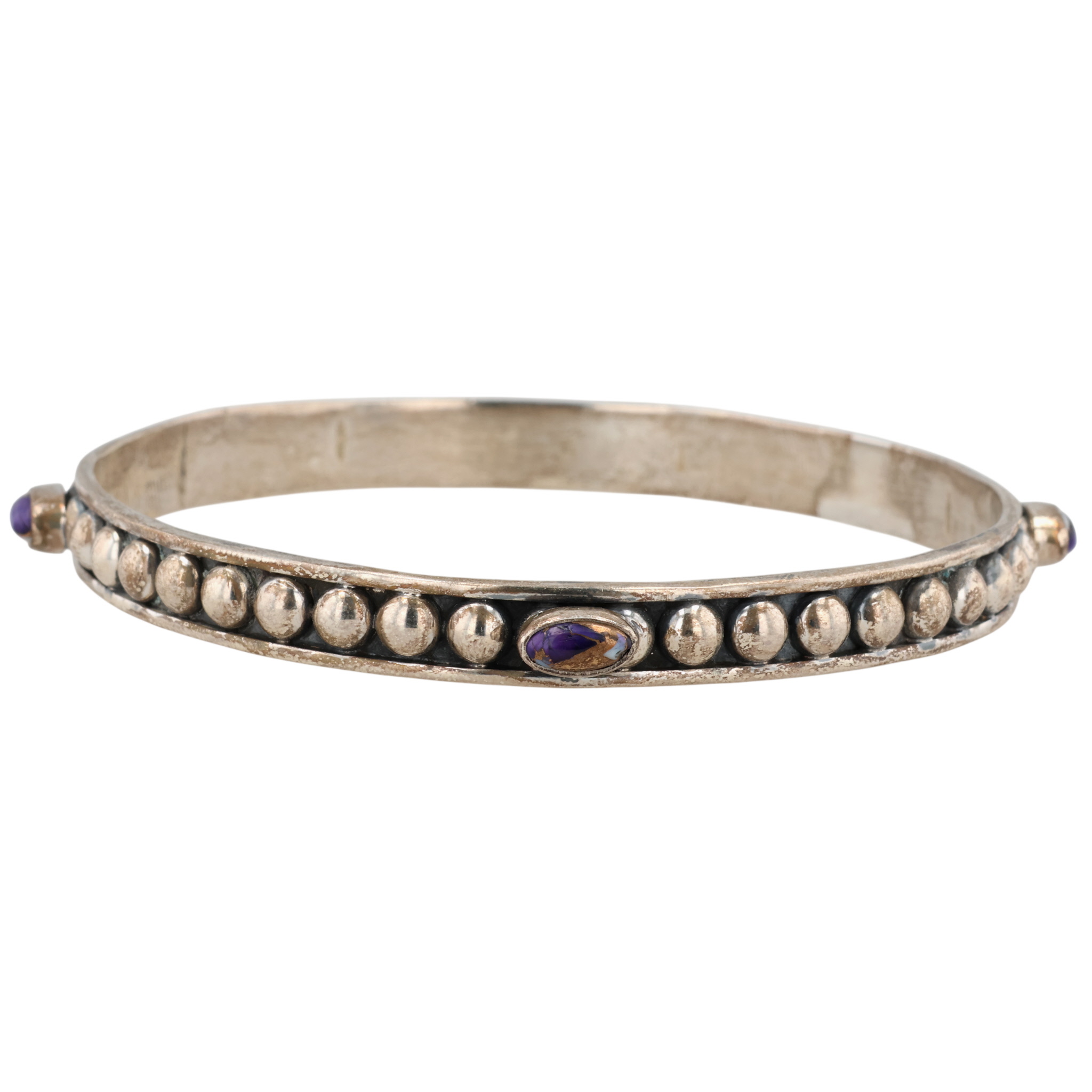 HaDa Collection Sterling Spiny Oyster Bangle Bracelet