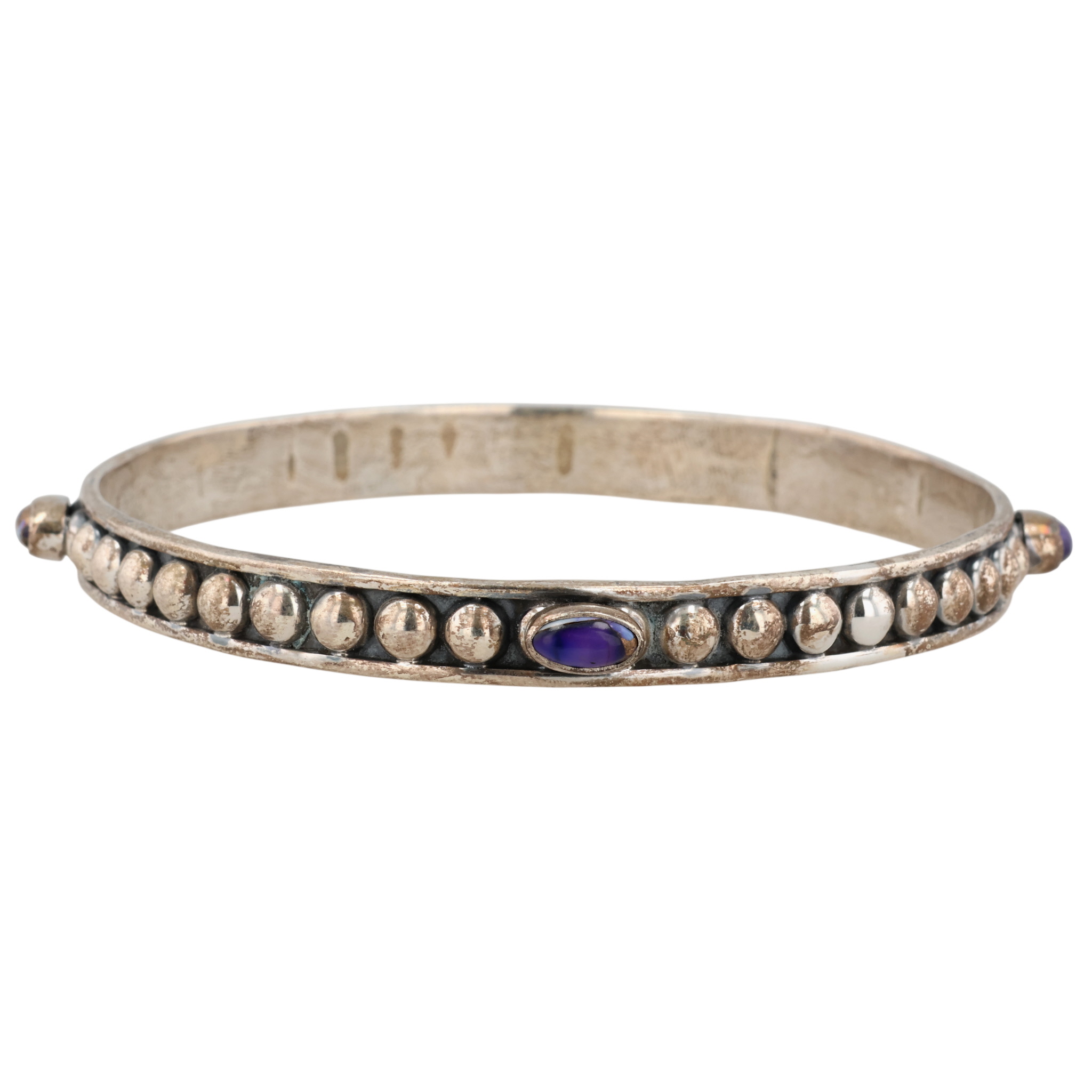 HaDa Collection Sterling Spiny Oyster Bangle Bracelet