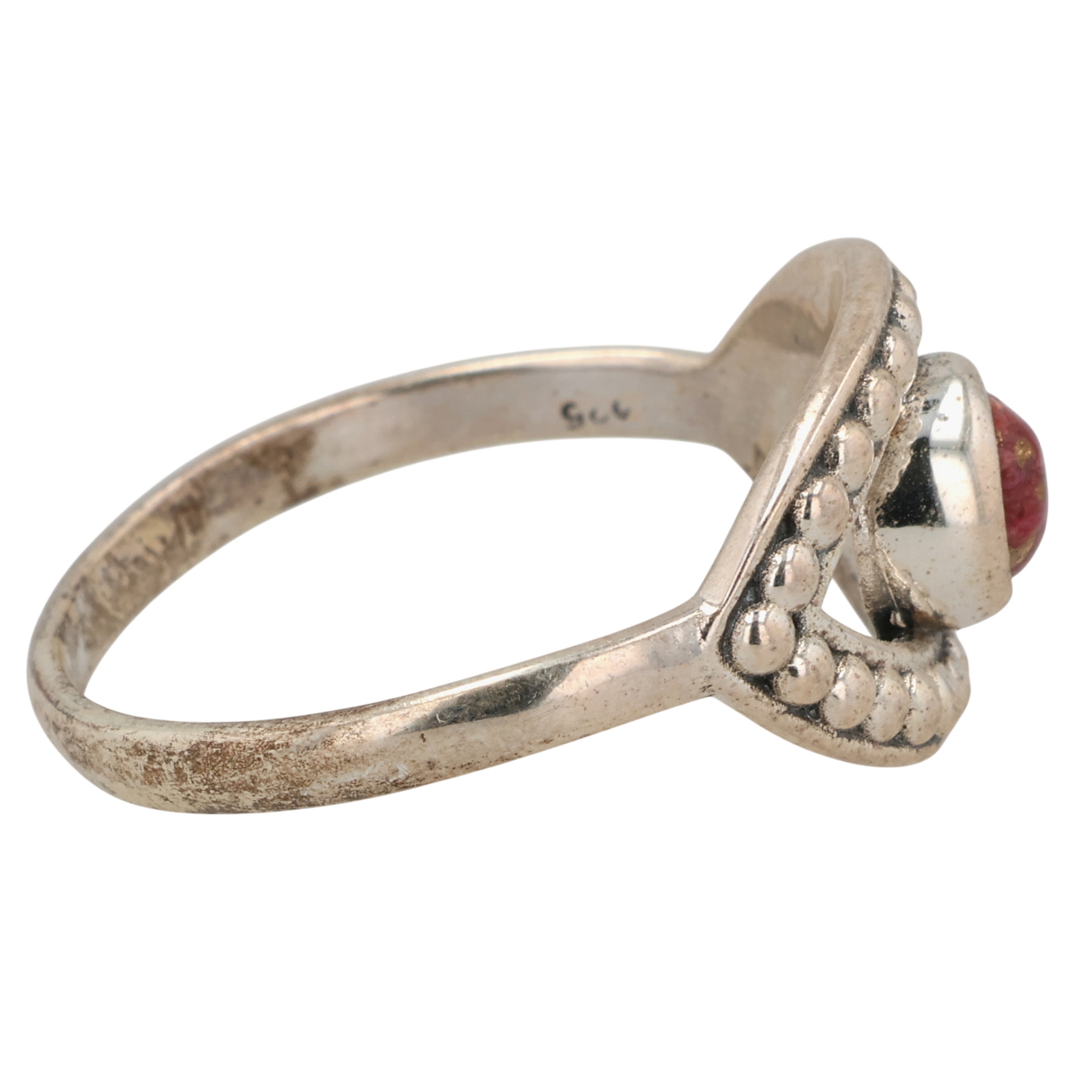 HaDa Collection Sterling Dahlia Ring Sz 8.75