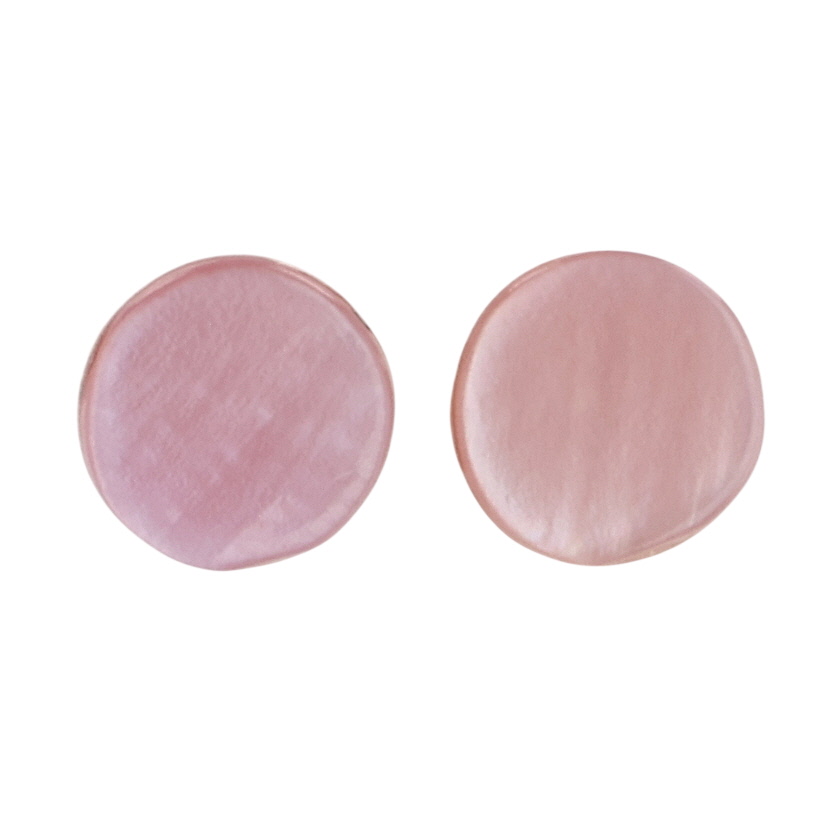 Dorothy Weha Zuni Sterling Mother of Pearl Earrings