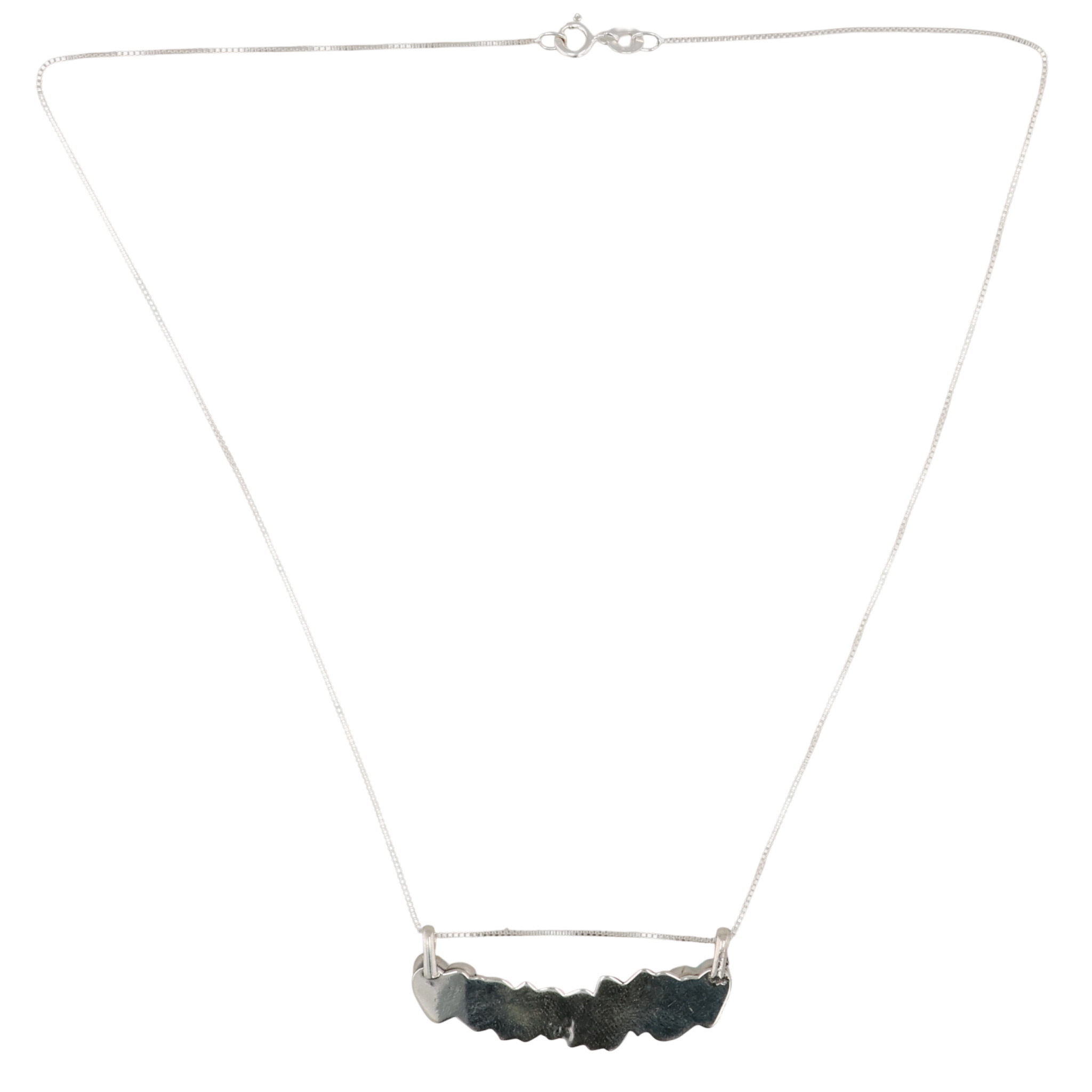 Myra Benally Navajo Kingman Turquoise Sterling Mama Necklace
