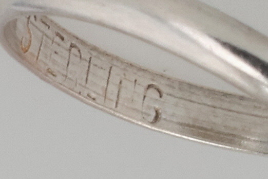 Esther White Navajo Sterling Opal Ring Sz 4