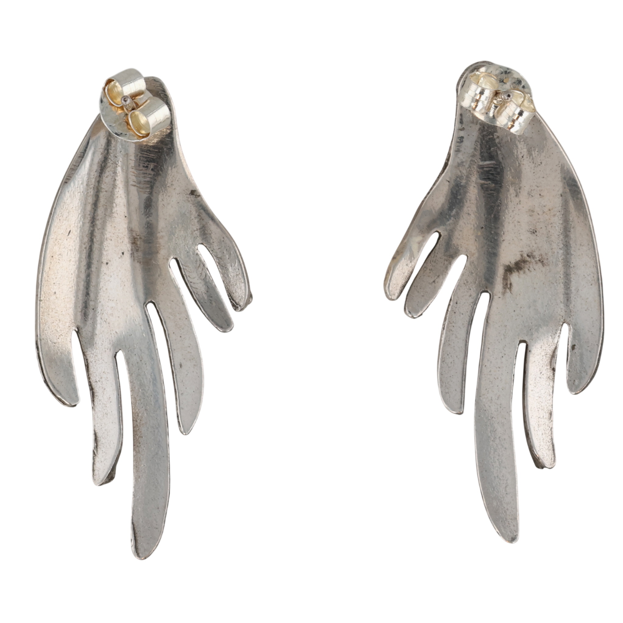 Charles Johnson Navajo Sterling Earrings