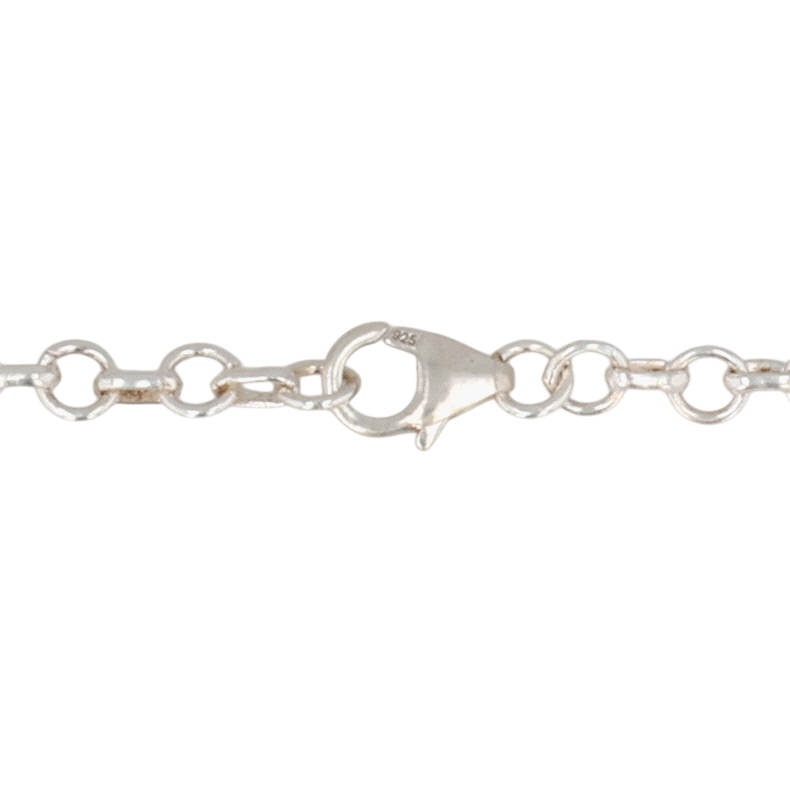HaDa Collection Sterling Honey Dahlia Link Necklace