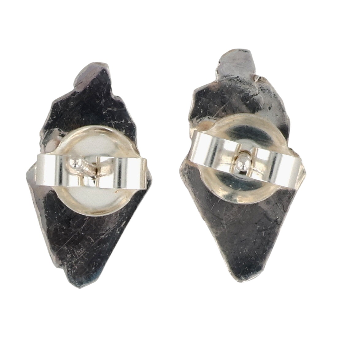 Erick Bobelu & Ivy Lamy Sterling Zuni Opal Earrings