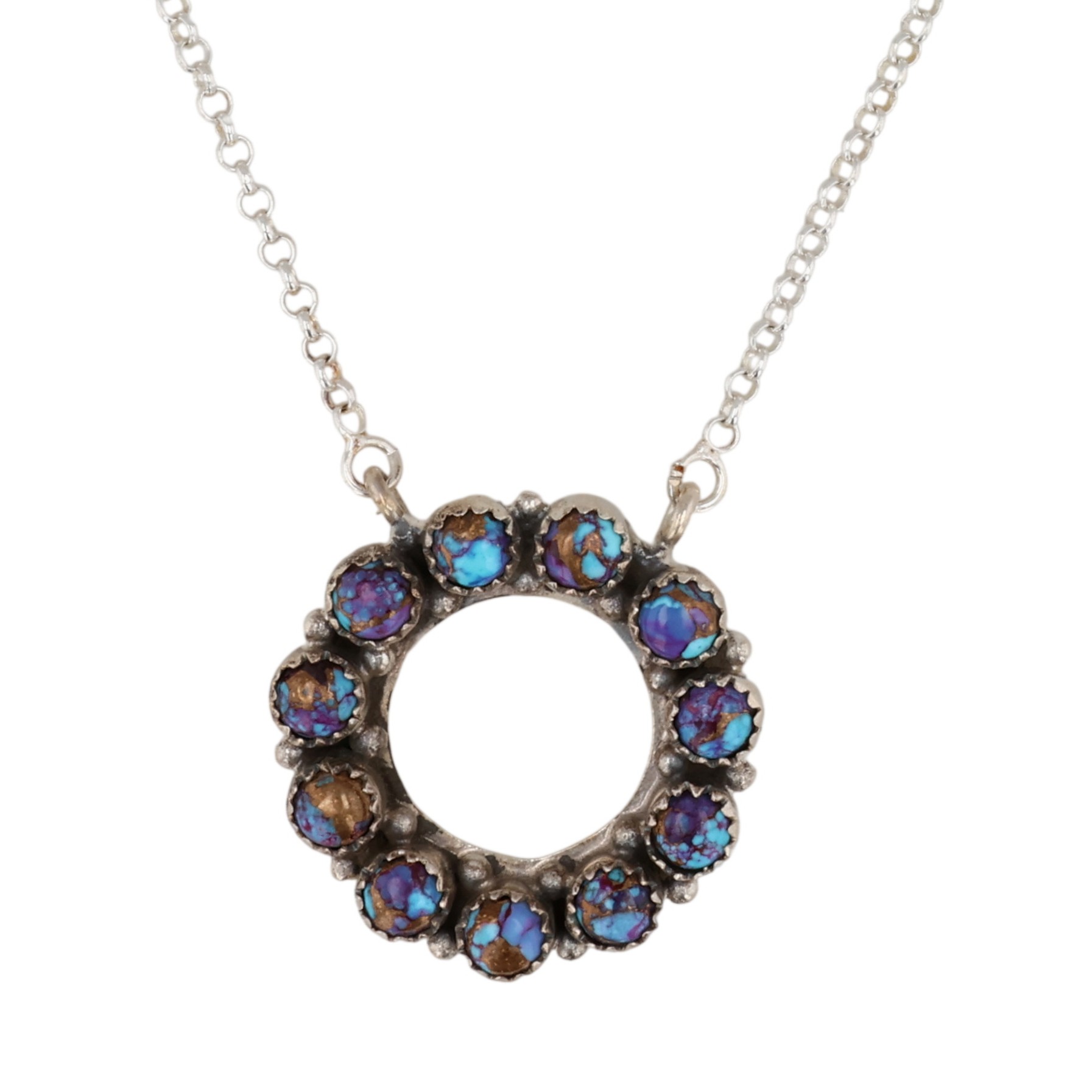 HaDa Collection Sterling Purple Mojave Necklace