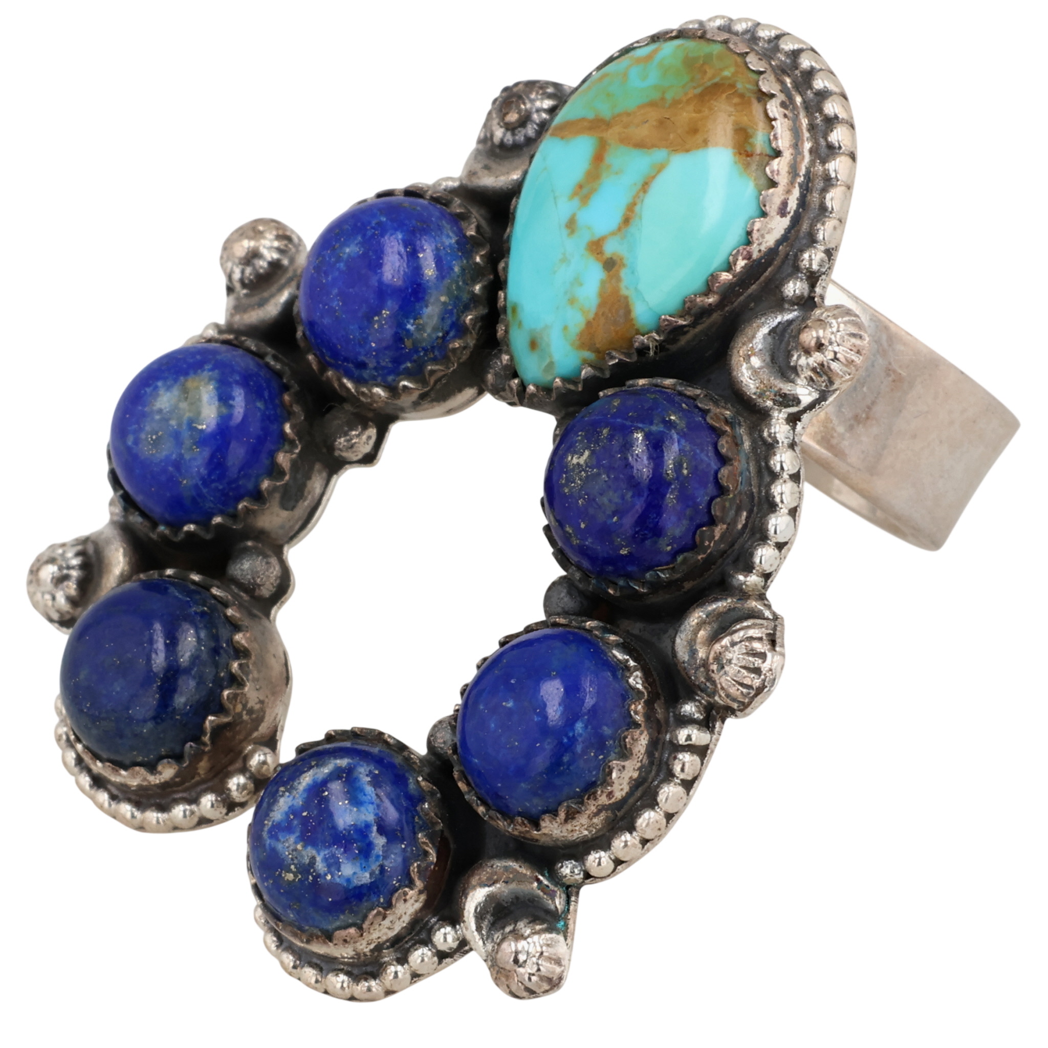 HaDa Collection Sterling Multi-Stone Naja Adjustable Ring