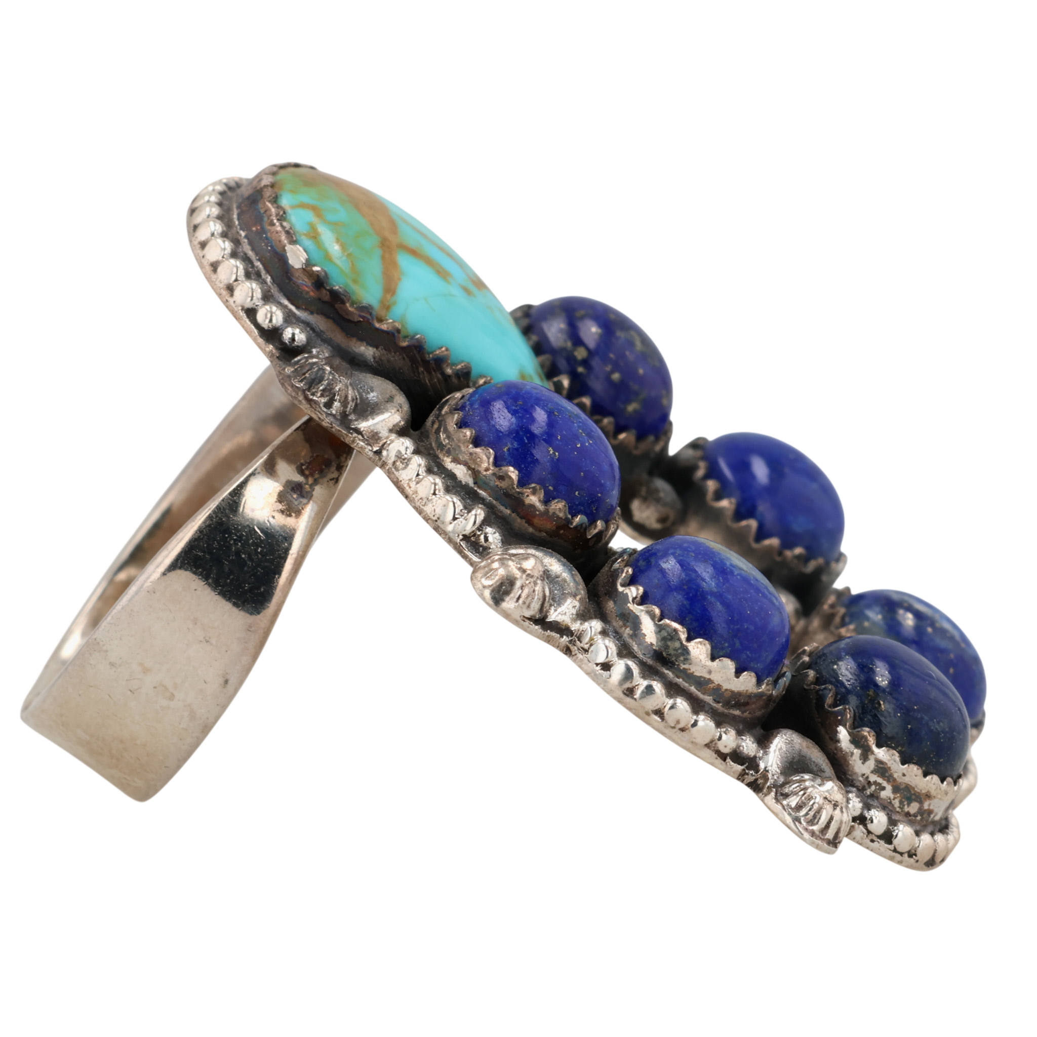 HaDa Collection Sterling Multi-Stone Naja Adjustable Ring