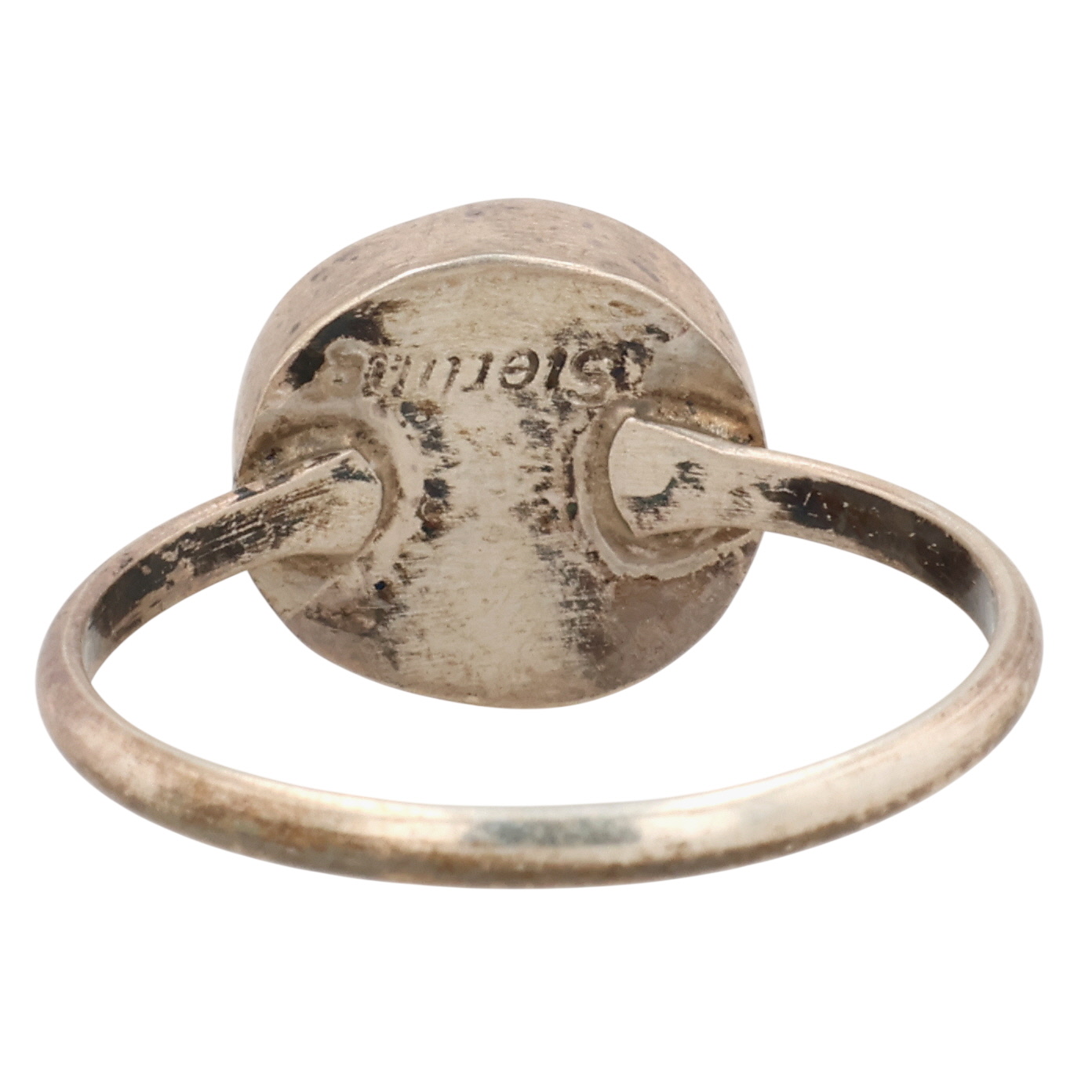 Emerson Vallo Zuni Sterling Multi-Stone Inlay Sunface Ring Sz 5