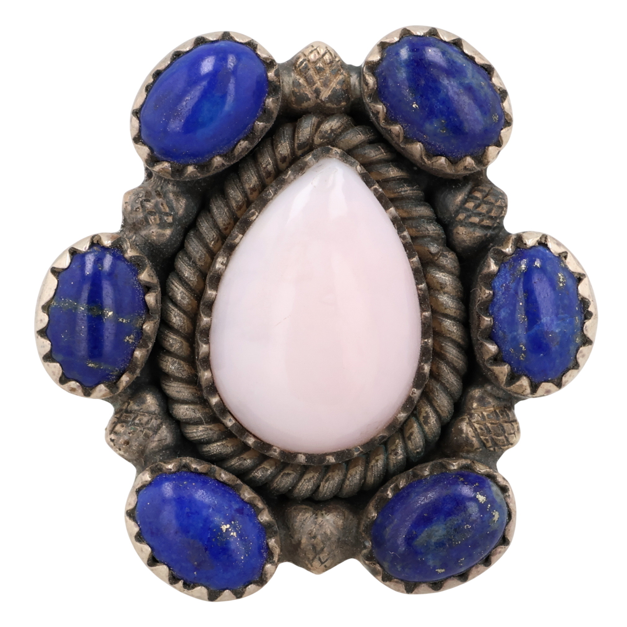 HaDa Collection Sterling Multi-Stone Adjustable Ring