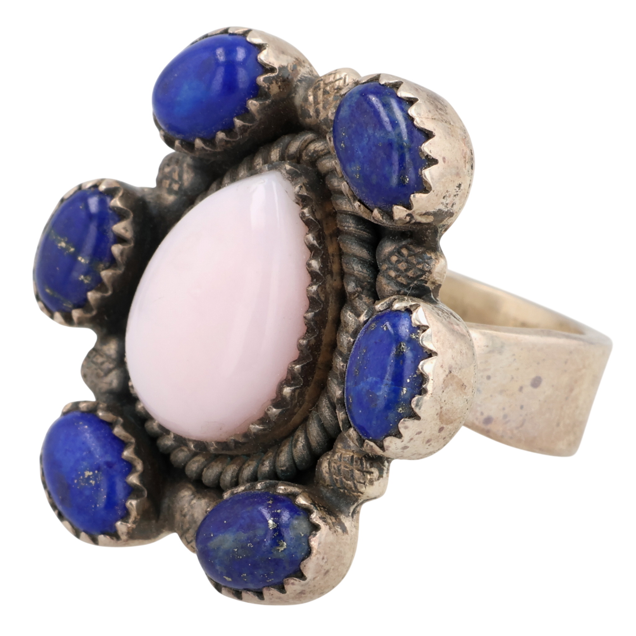 HaDa Collection Sterling Multi-Stone Adjustable Ring