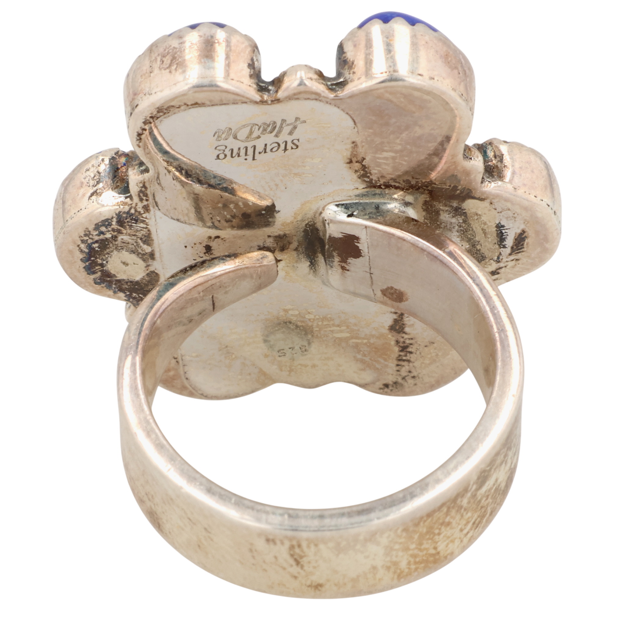 HaDa Collection Sterling Multi-Stone Adjustable Ring