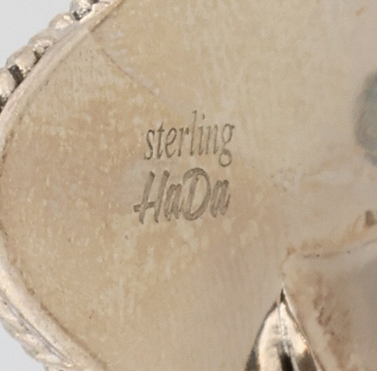 HaDa Collection Sterling Spiny Oyster Adjustable Ring