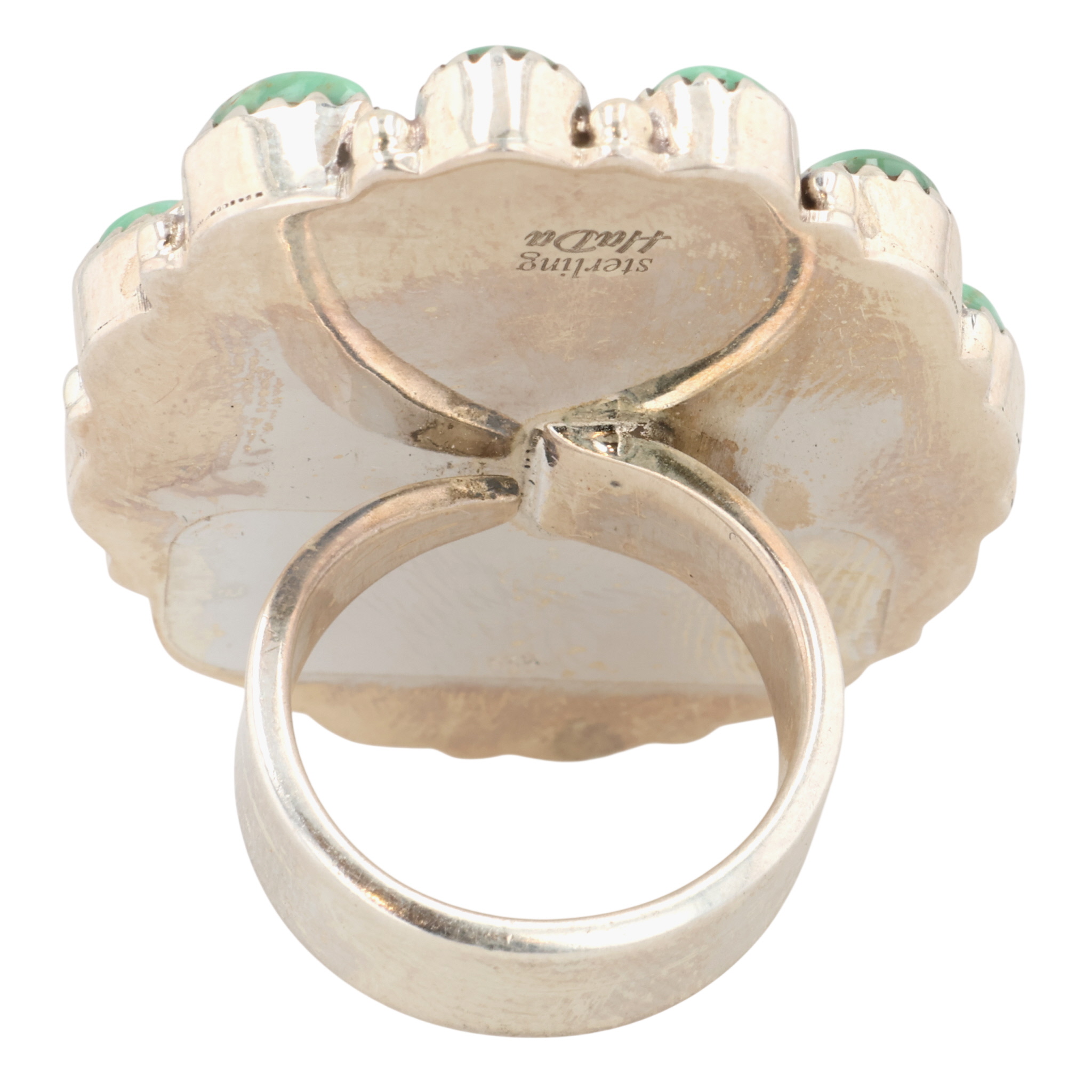 HaDa Collection Sterling Multi-Stone Adjustable Ring