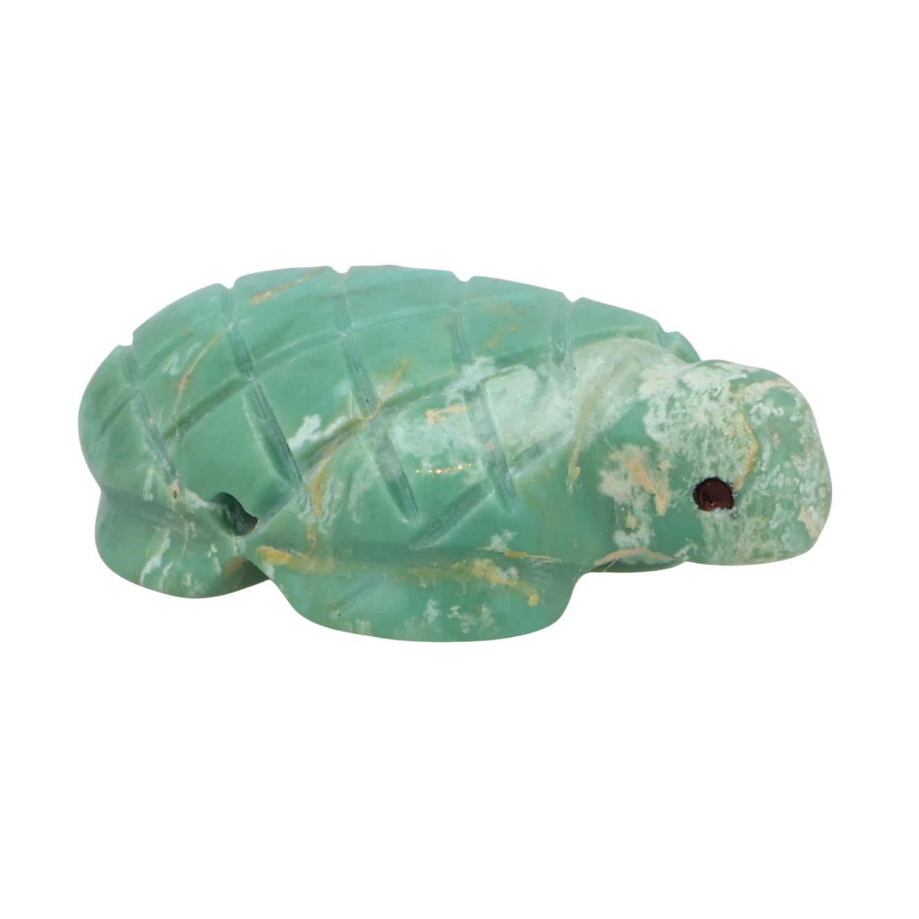 Stacey Turpen Navajo Turquoise Turtle Fetish Carving