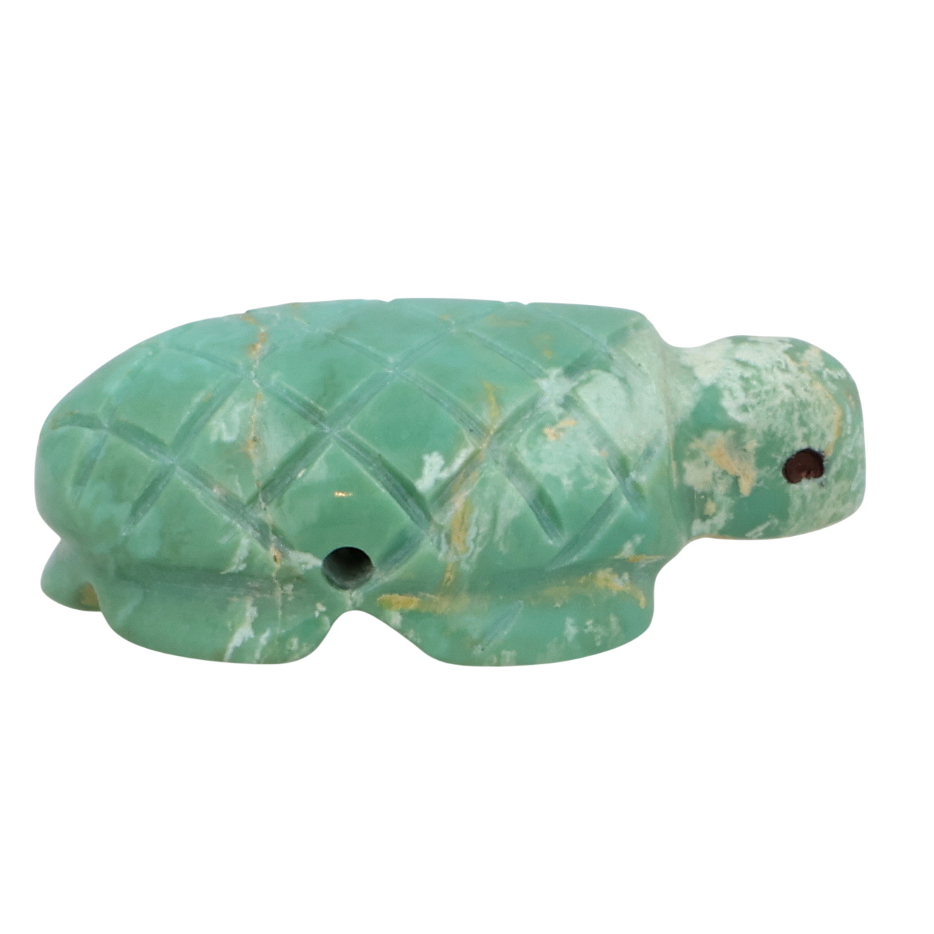 Stacey Turpen Navajo Turquoise Turtle Fetish Carving