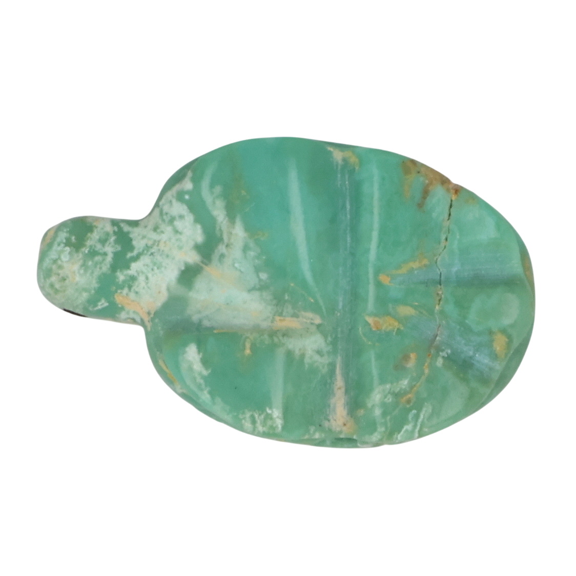 Stacey Turpen Navajo Turquoise Turtle Fetish Carving