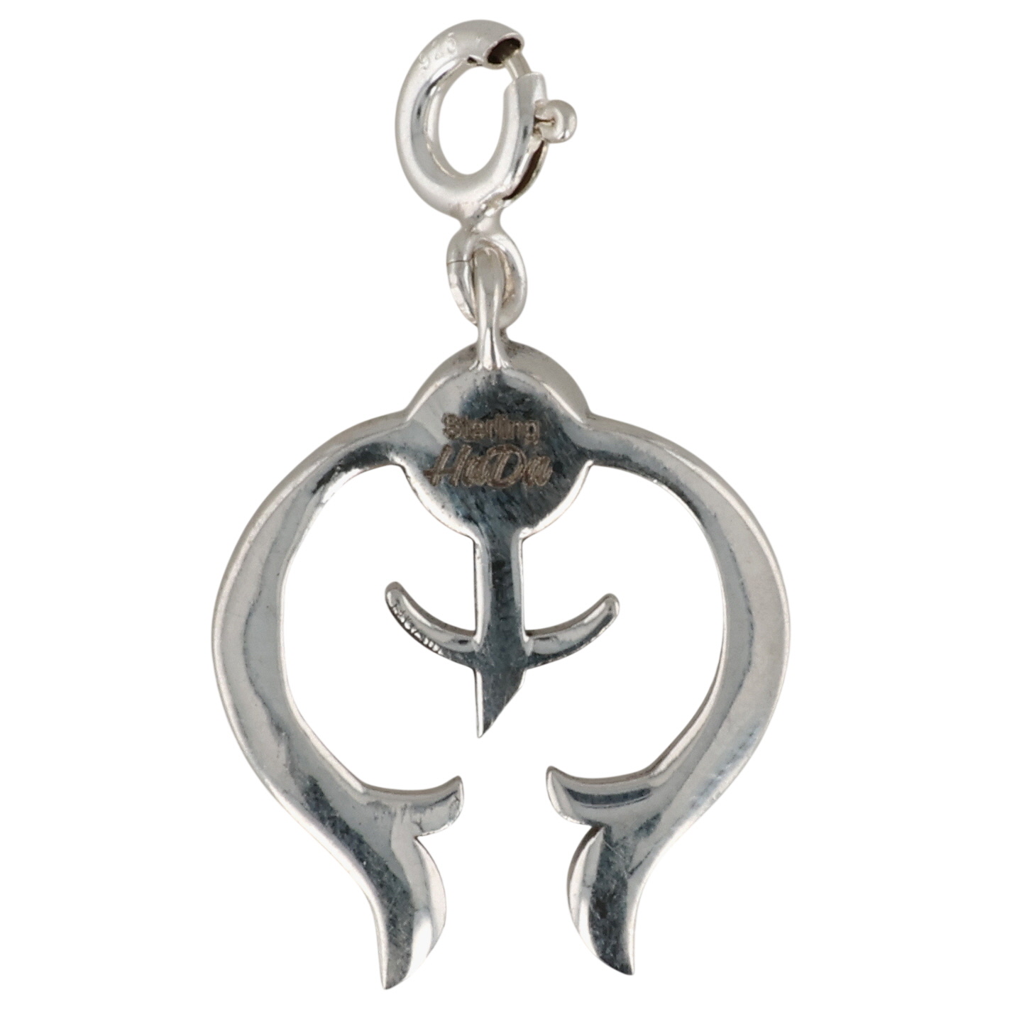 HaDa Collection Sterling Kingman Turquoise Naja Charm