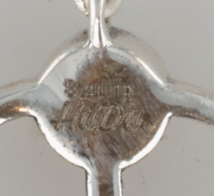 HaDa Collection Sterling Kingman Turquoise Naja Charm
