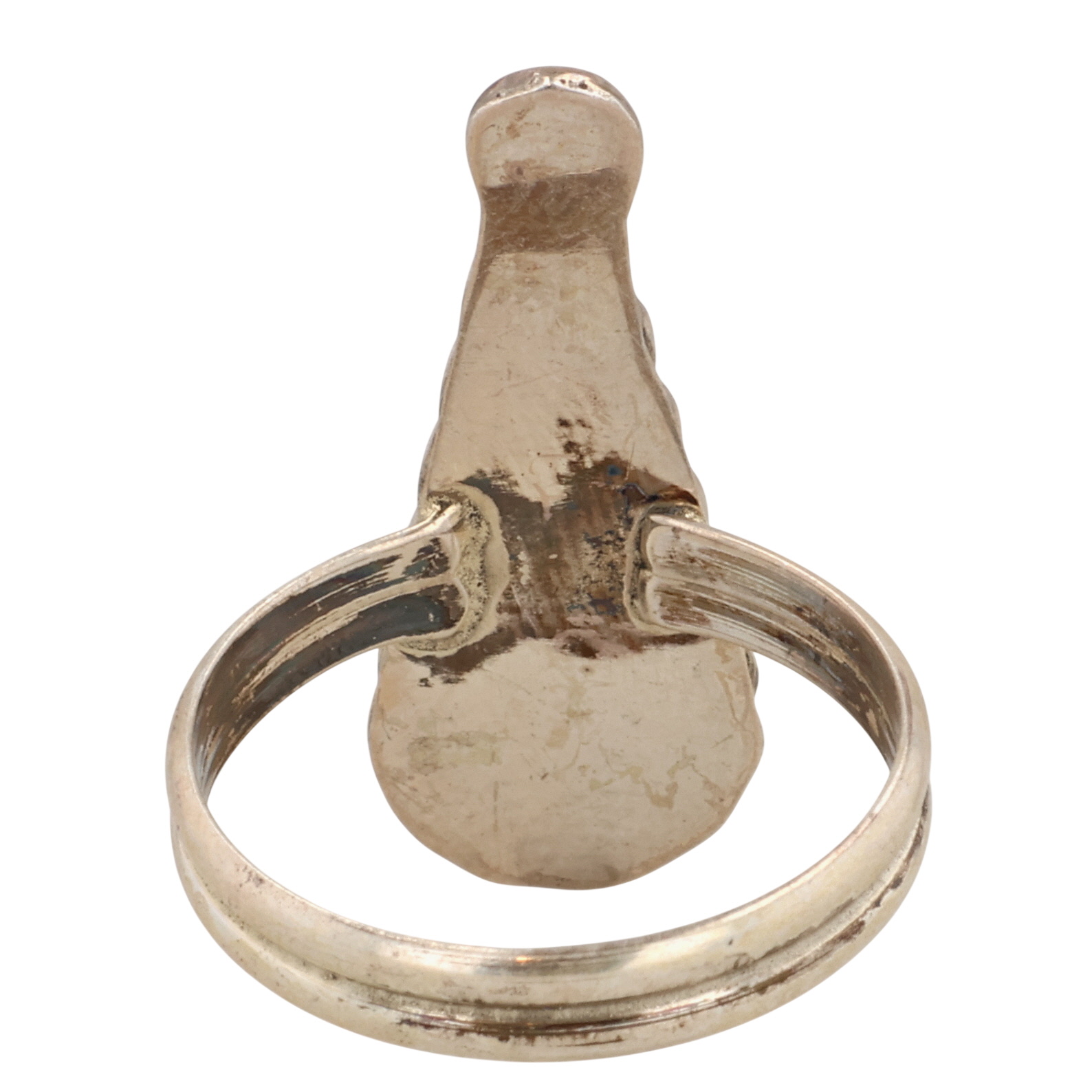 Swain Charley Zuni Sterling Multi-Stone Inlay Ring Sz 5.5