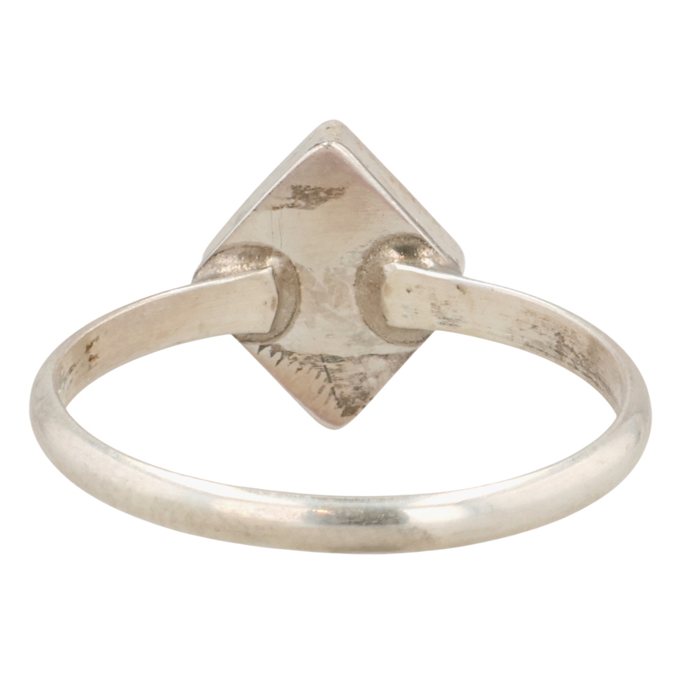Swain Charley Zuni Sterling Opal Inlay Ring Sz 6.75
