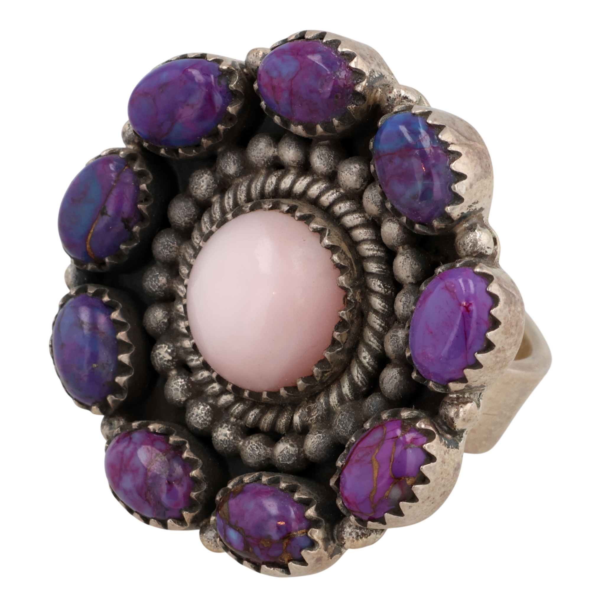HaDa Collection Sterling Multi-Stone Adjustable Ring