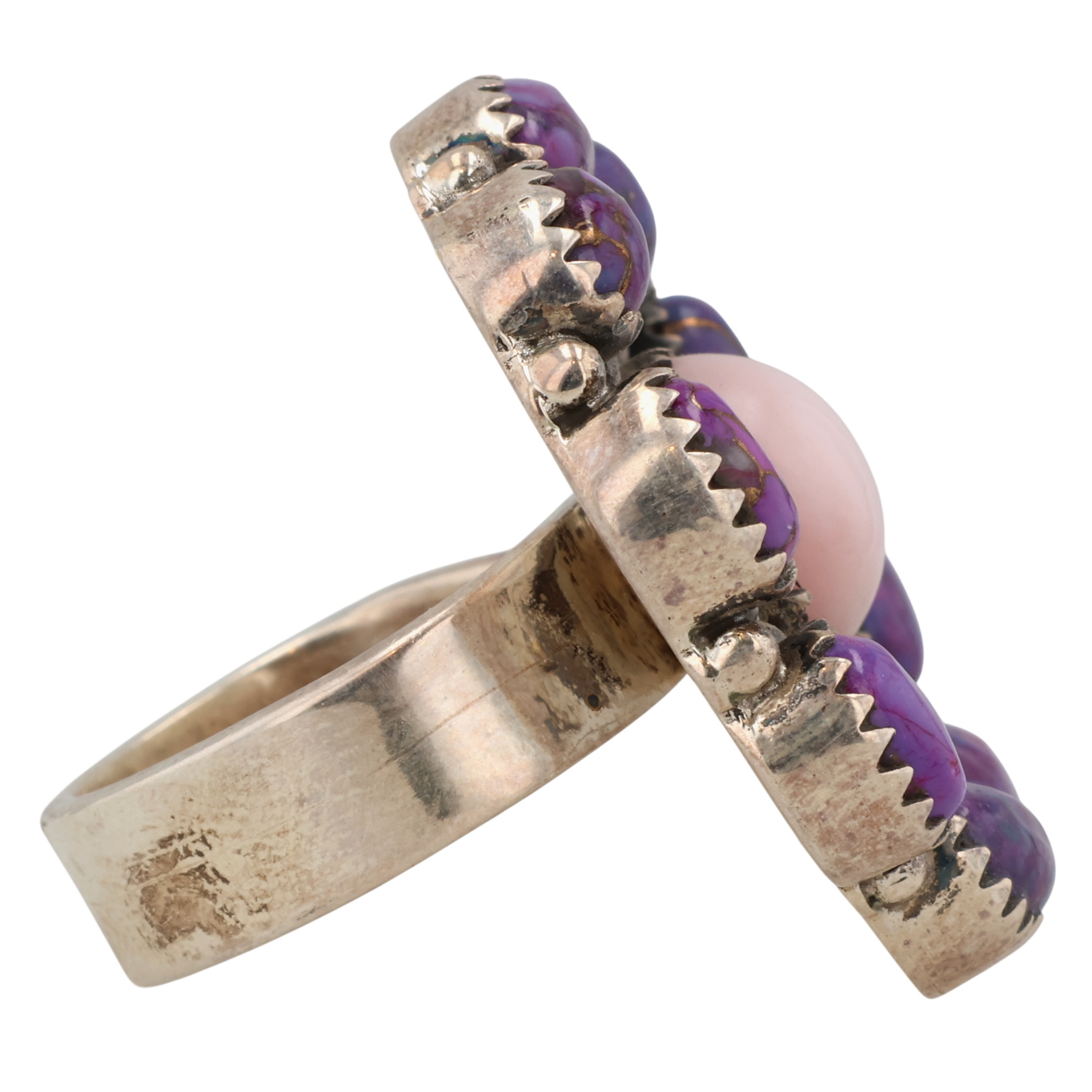 HaDa Collection Sterling Multi-Stone Adjustable Ring