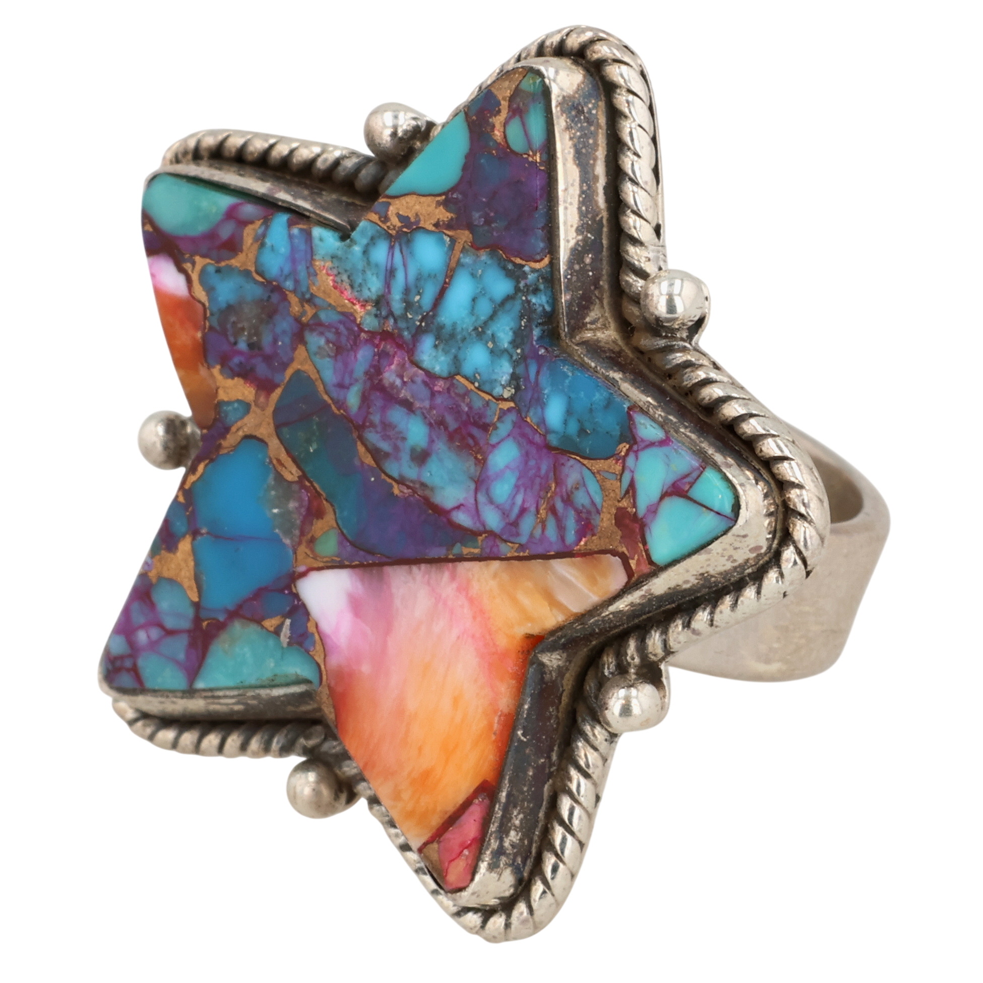HaDa Collection Sterling Dahlia Adjustable Ring