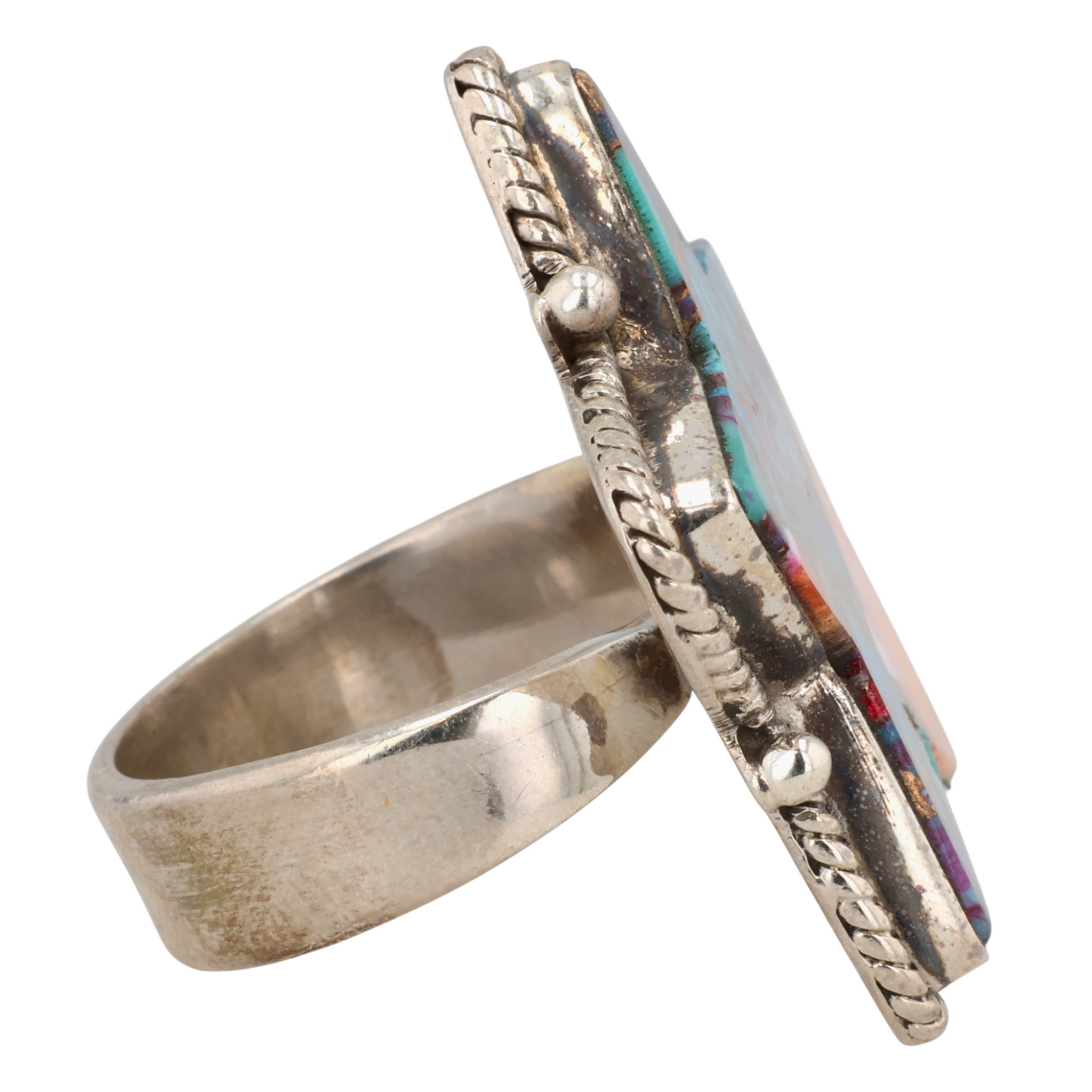 HaDa Collection Sterling Dahlia Adjustable Ring