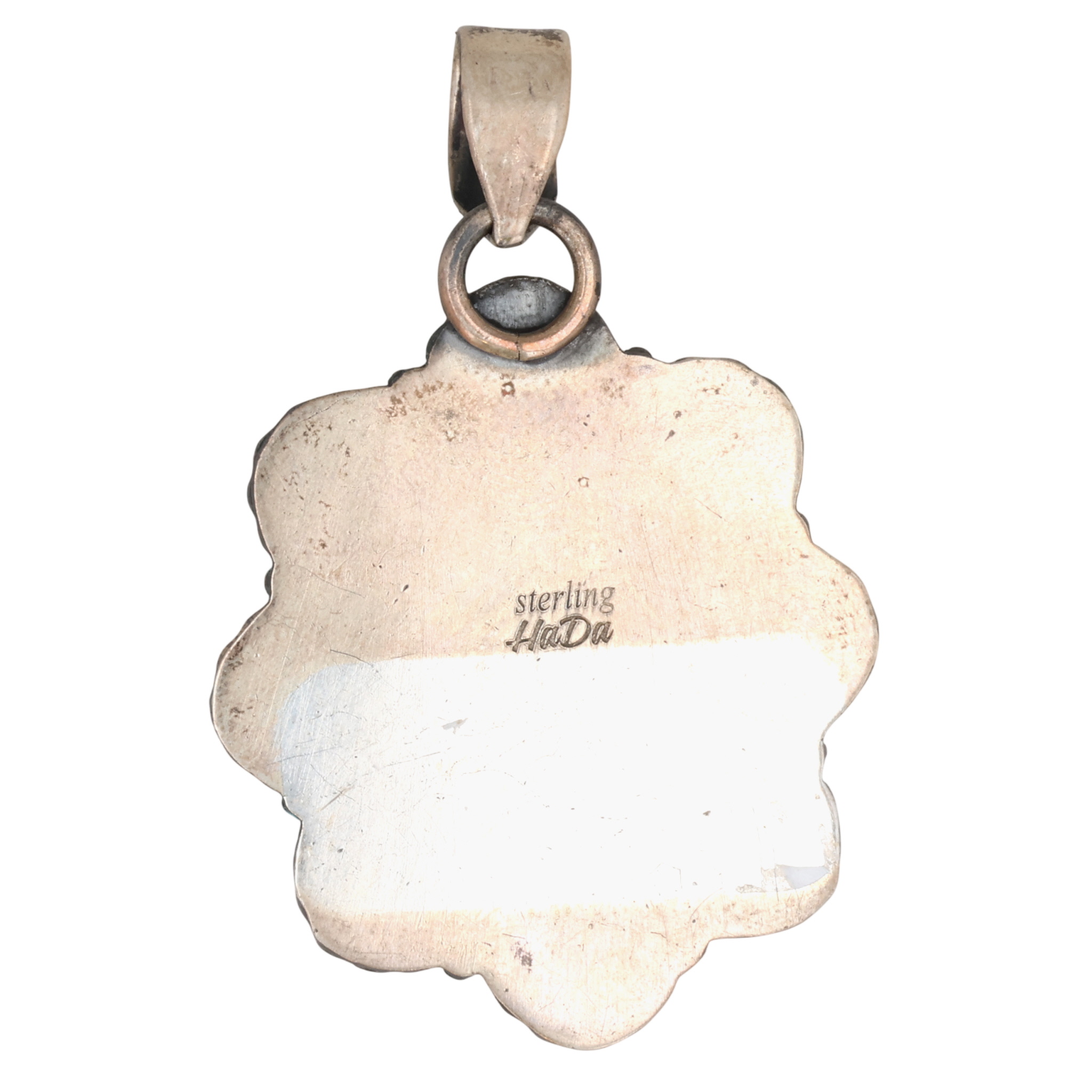 HaDa Collection Sterling Apple Coral Pendant