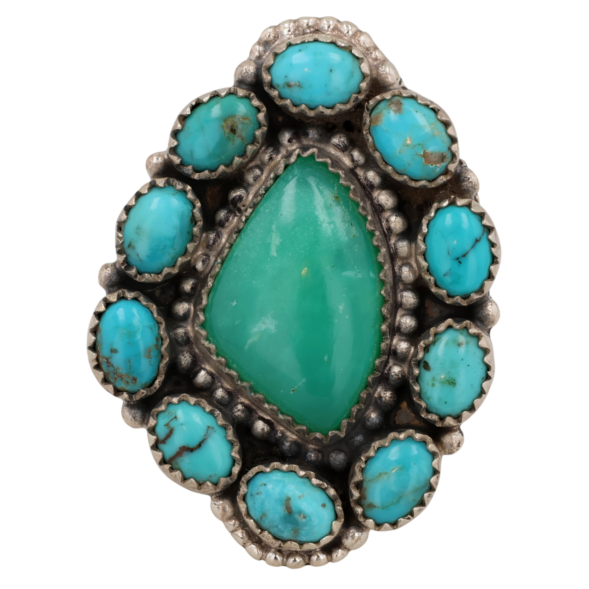 HaDa Collection Sterling Turquoise Adjustable Ring