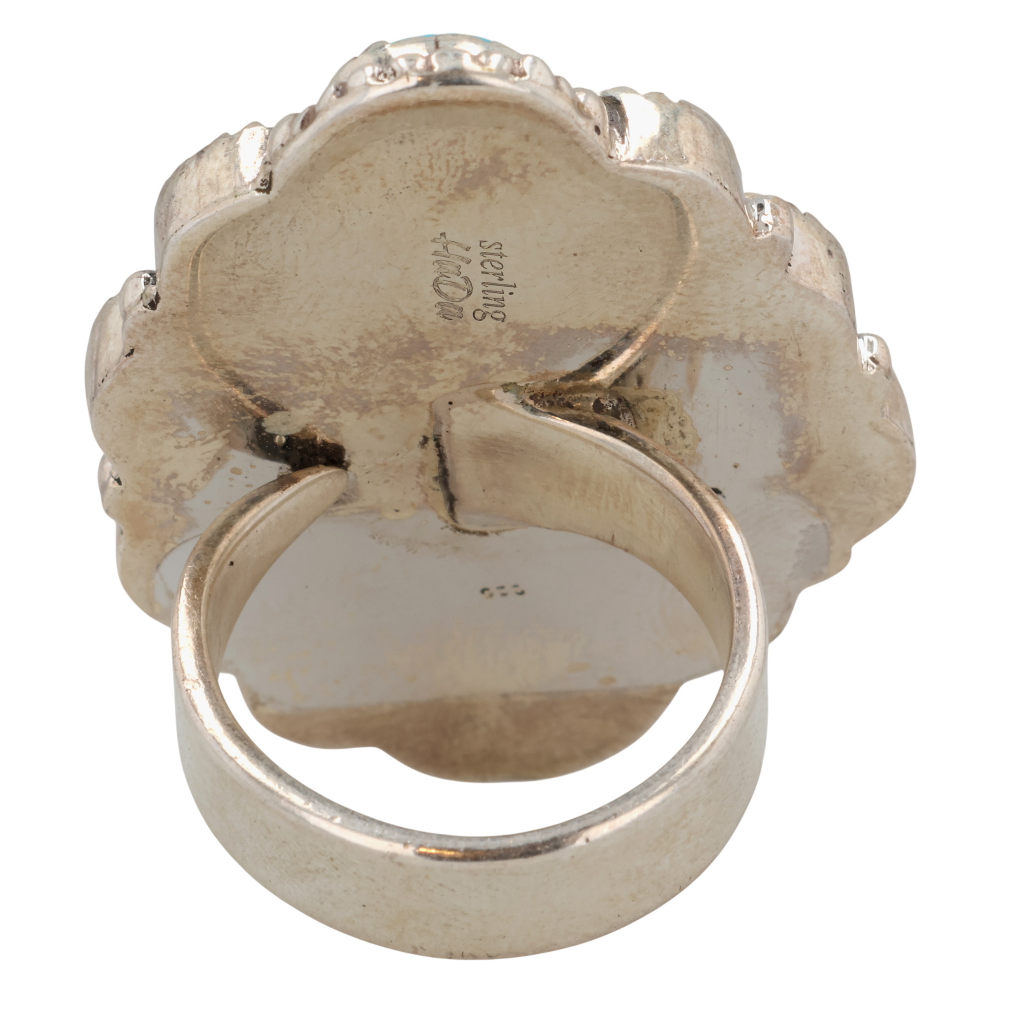 HaDa Collection Sterling Turquoise Adjustable Ring