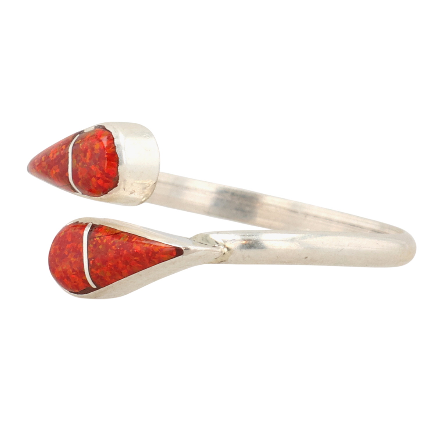 Velda Nastacio Zuni Sterling Opal Adjustable Ring