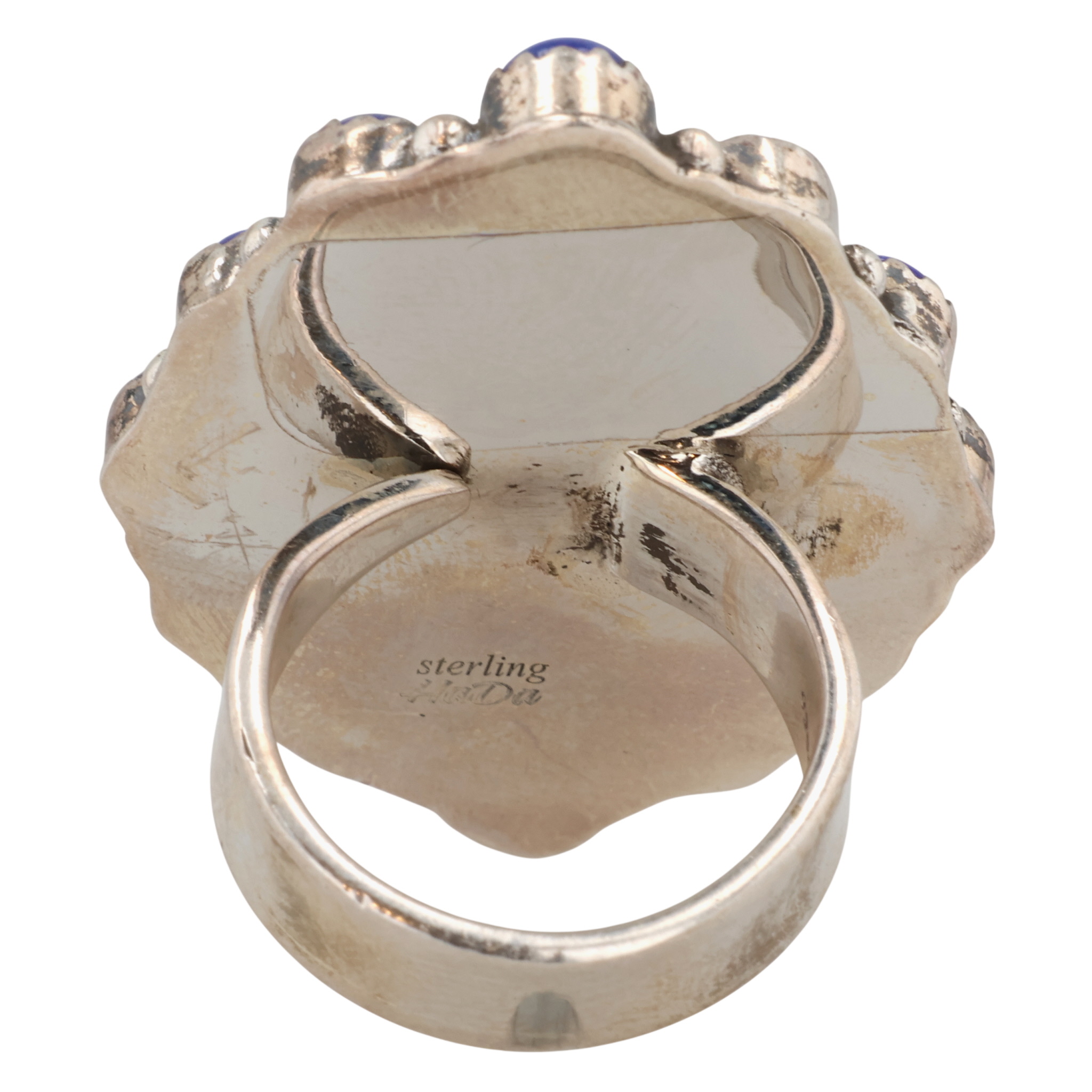 HaDa Collection Sterling Multi-Stone Adjustable Ring